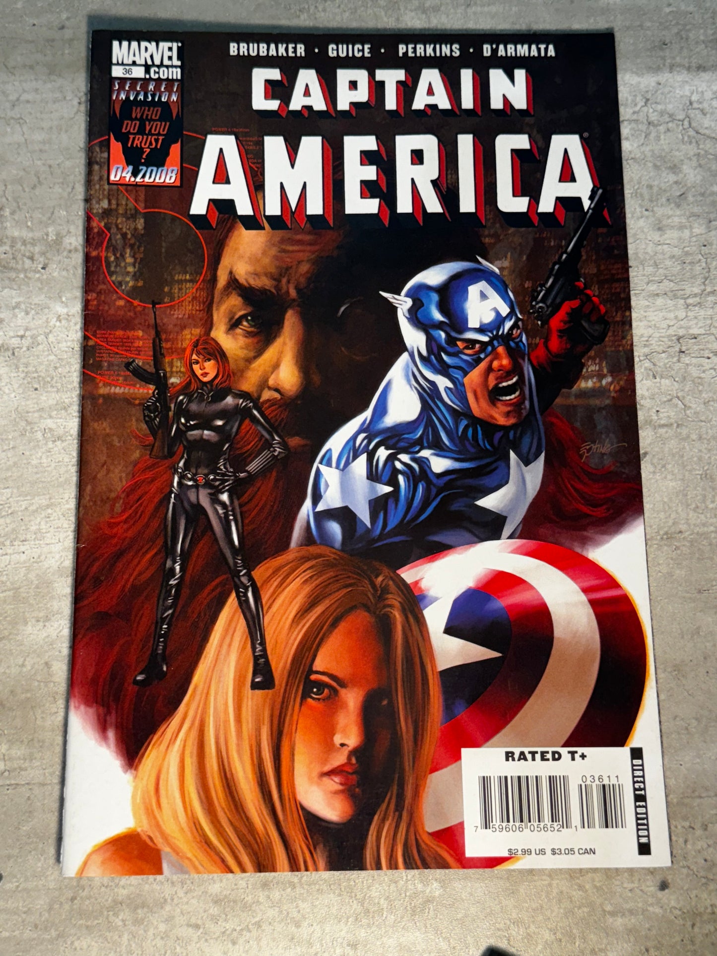 2008 - Marvel Comics - Captain America, Vol. 5 #36 - NM - English 1