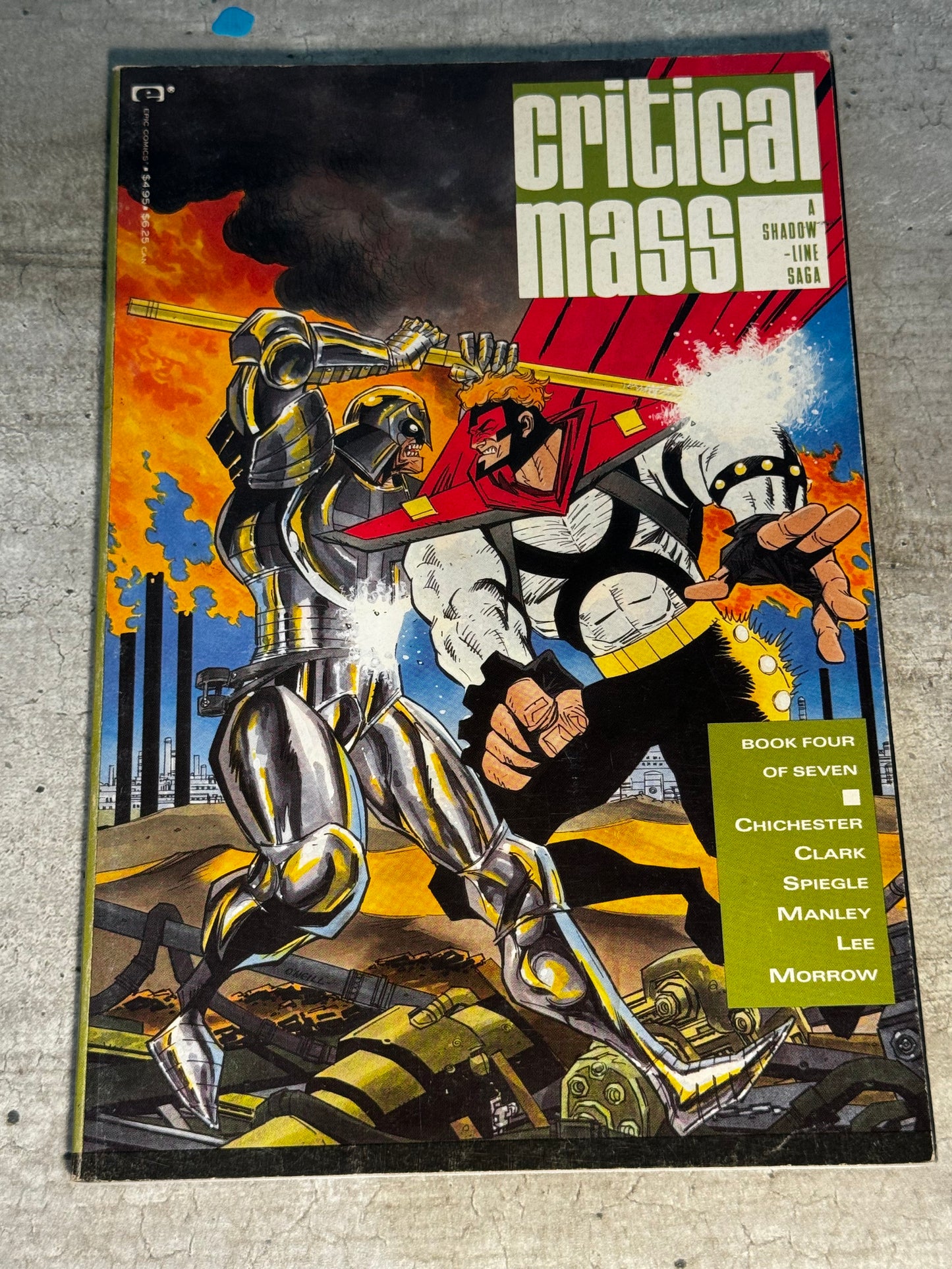 1990 - Marvel Comics - A Shadowline Saga: Critical Mass #4 - NM - Eng 1