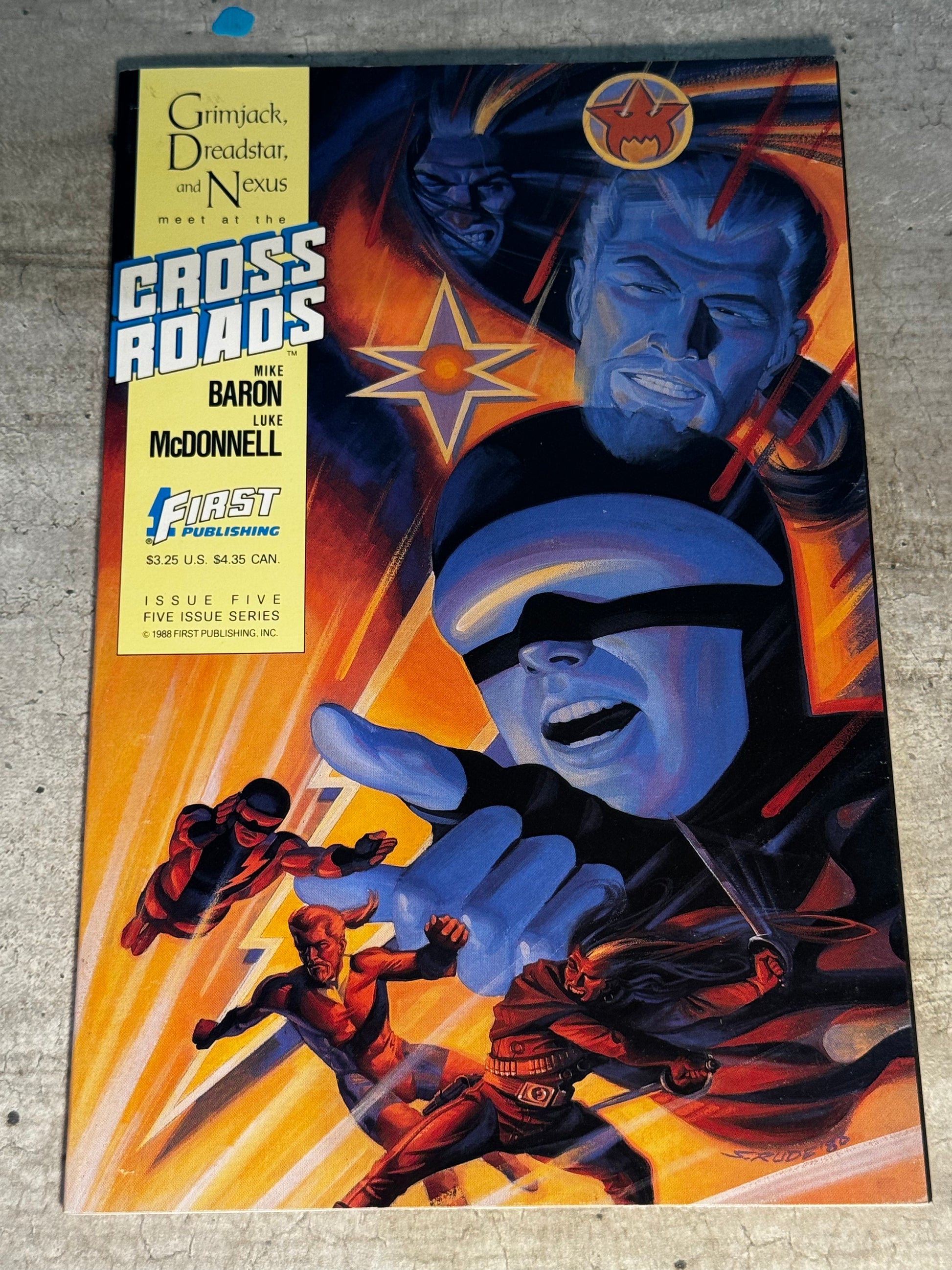 1988 - First Comics - Crossroads #5 - NM - Eng 1