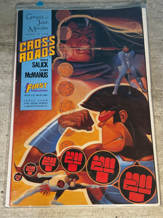 1988 - First Comics - Crossroads #4 - NM - Eng 1