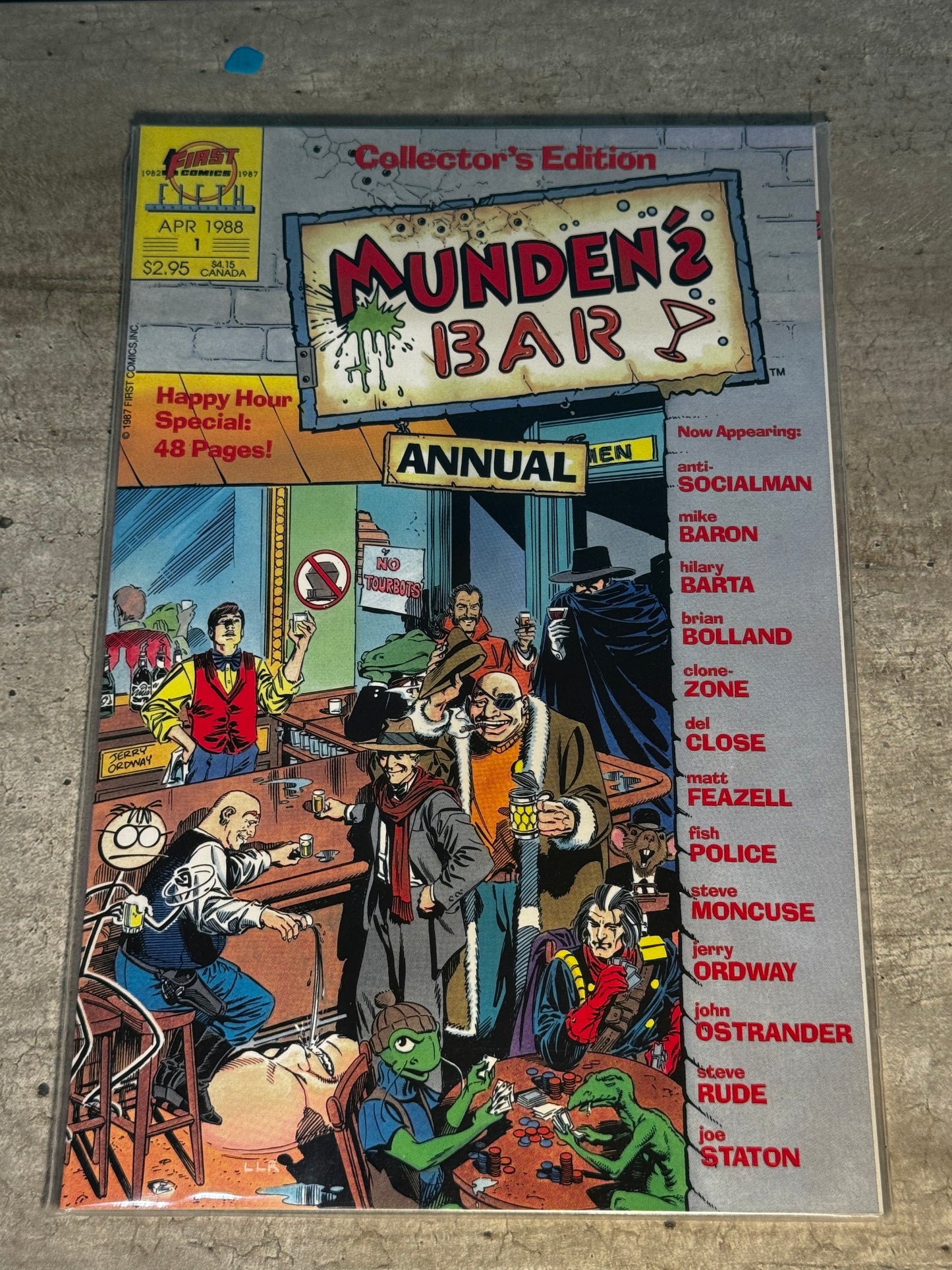 1988 - First Comics - Munden's Bar Annual #1 - M - Eng 1