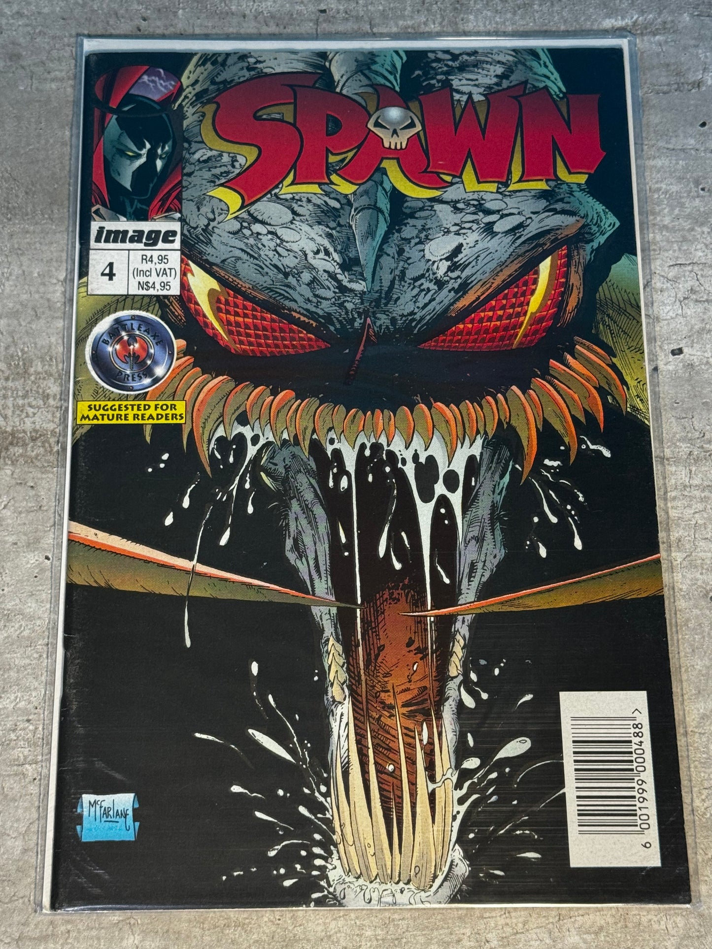 1995 - Battleaxe Press - Spawn (Battleaxe Press) [SA] #4 - NM - Eng 1