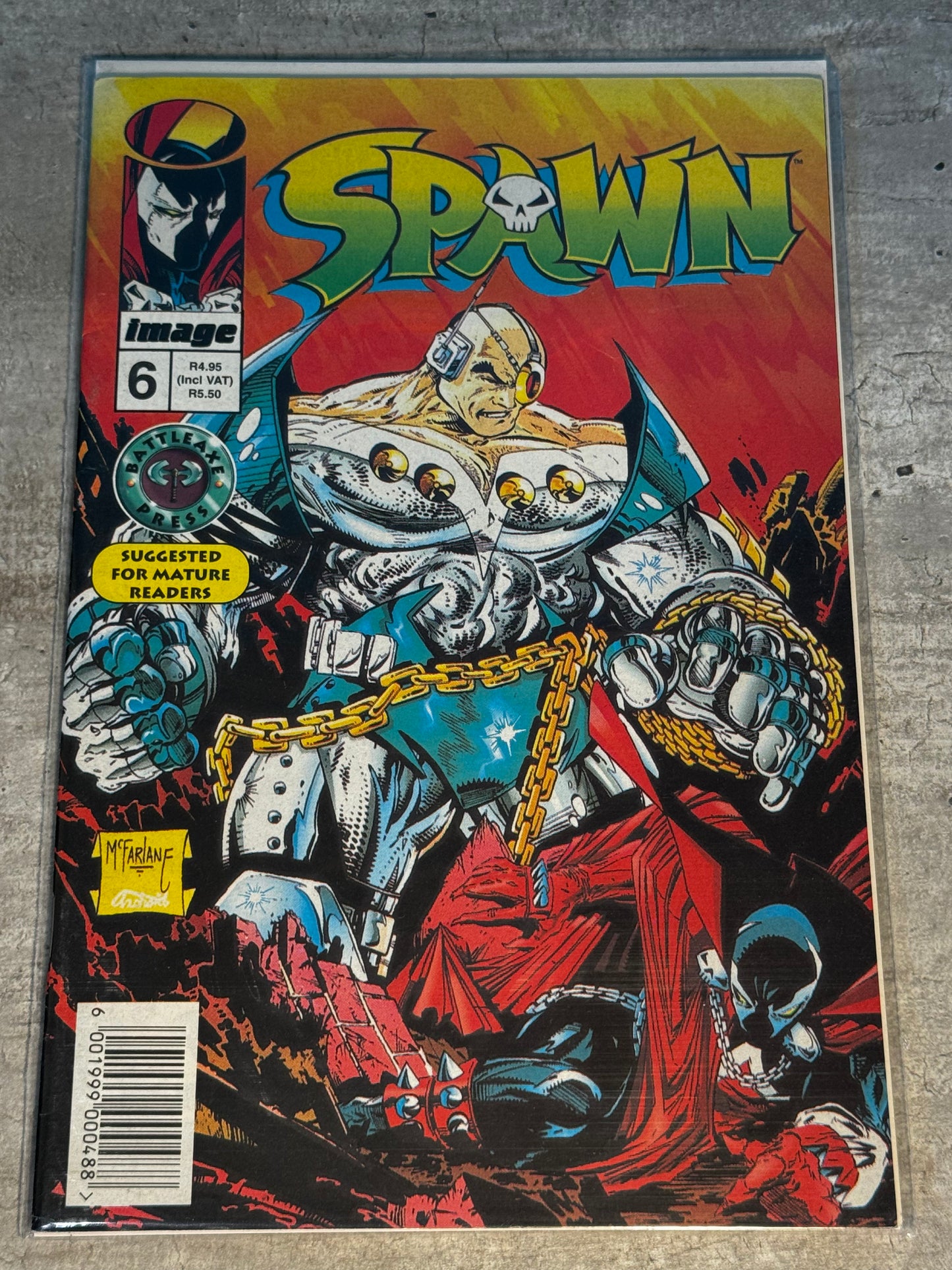 1995 - Battleaxe Press - Spawn (Battleaxe Press) [SA] #6 - NM - Eng 1