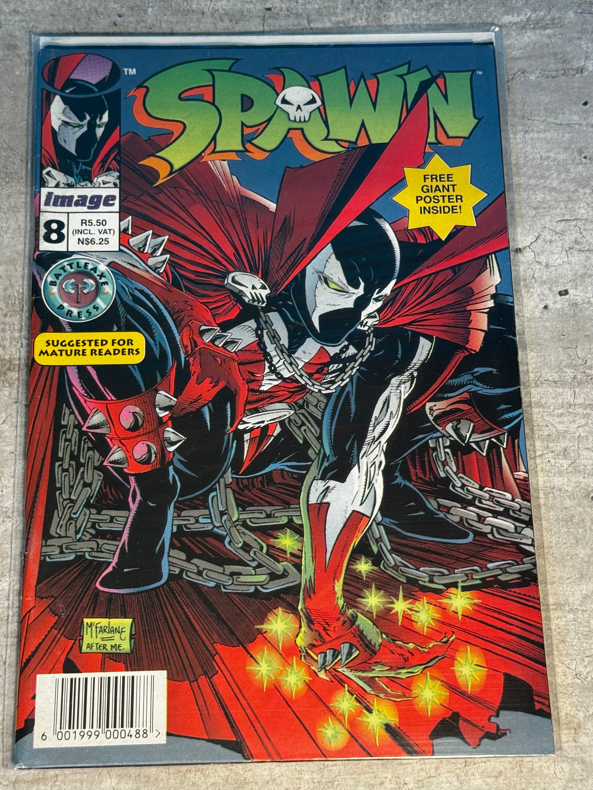 1995 - Battleaxe Press - Spawn (Battleaxe Press) [SA] #8 - NM - Eng 1