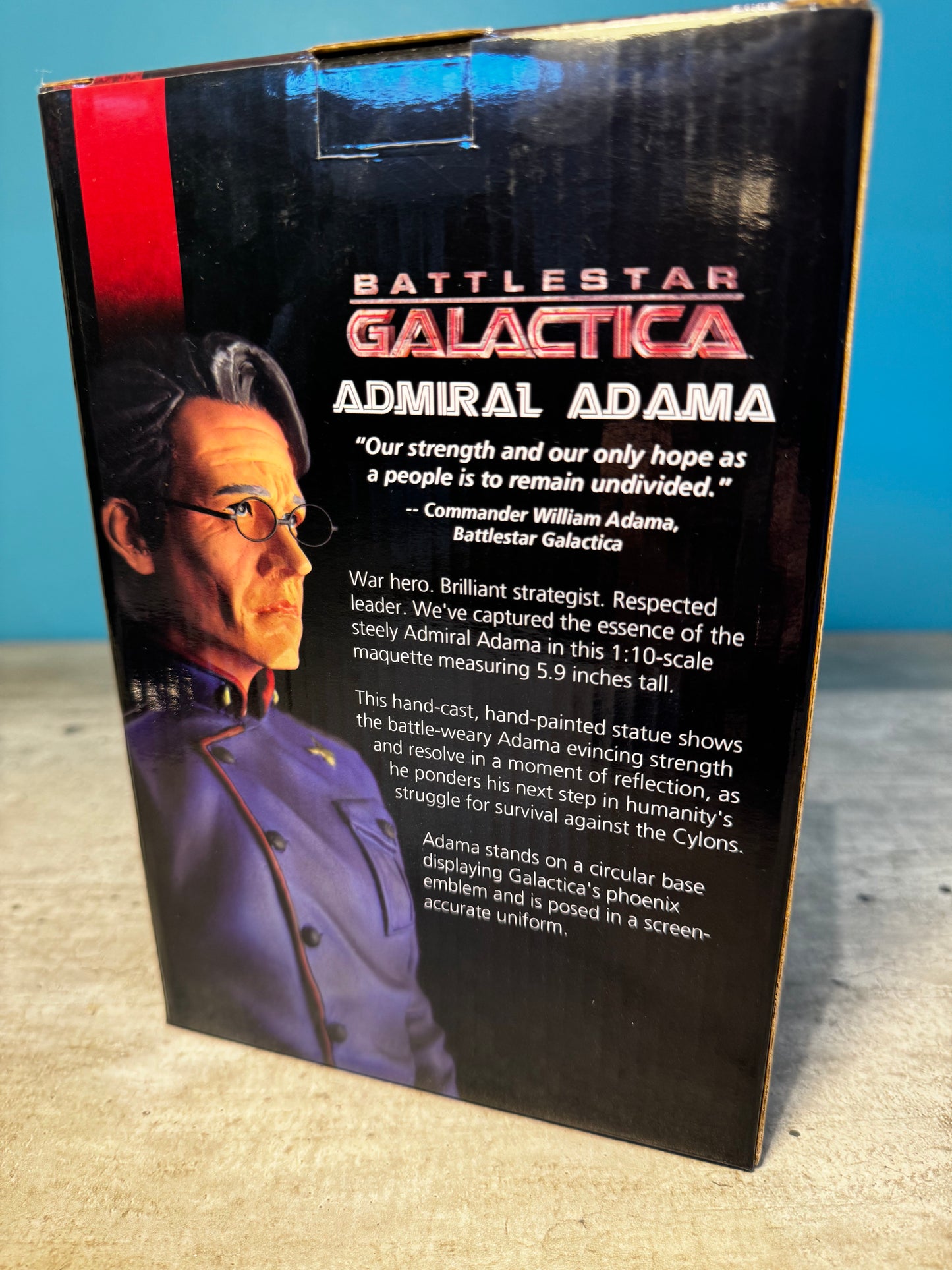 Battlestar Galactica BSG Admiral Adama Animated Maquette