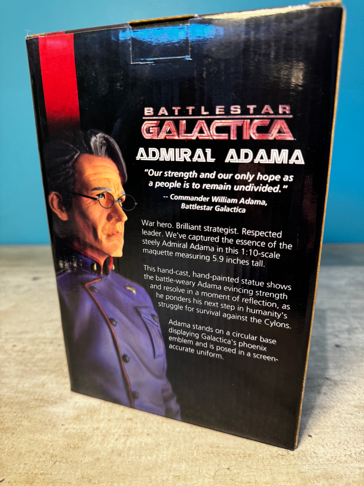 Battlestar Galactica BSG Admiral Adama Animated Maquette