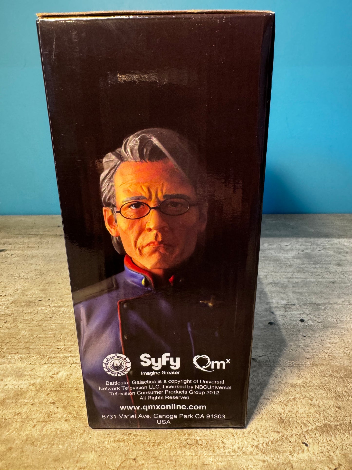 Battlestar Galactica BSG Admiral Adama Animated Maquette