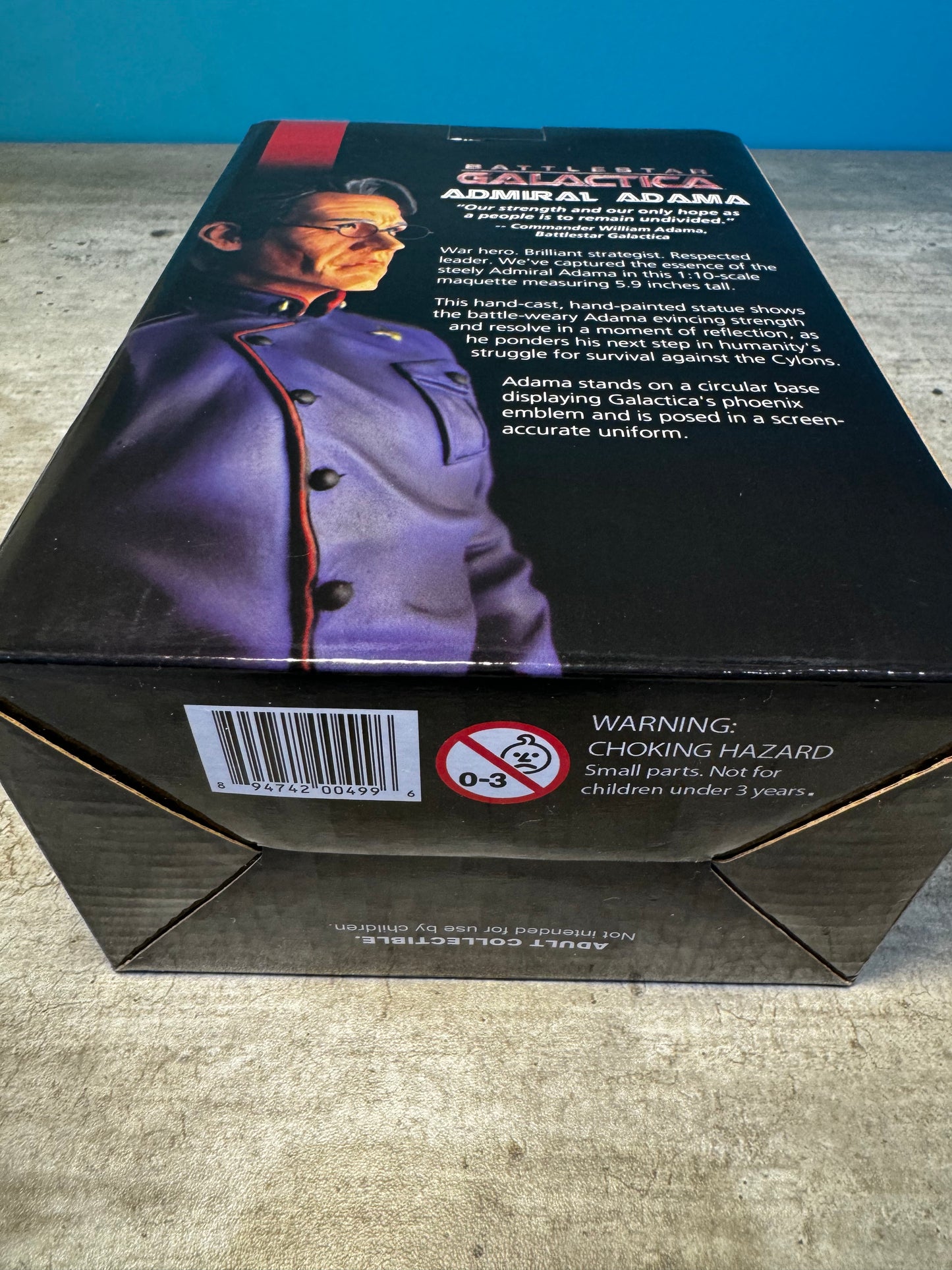 Battlestar Galactica BSG Admiral Adama Animated Maquette