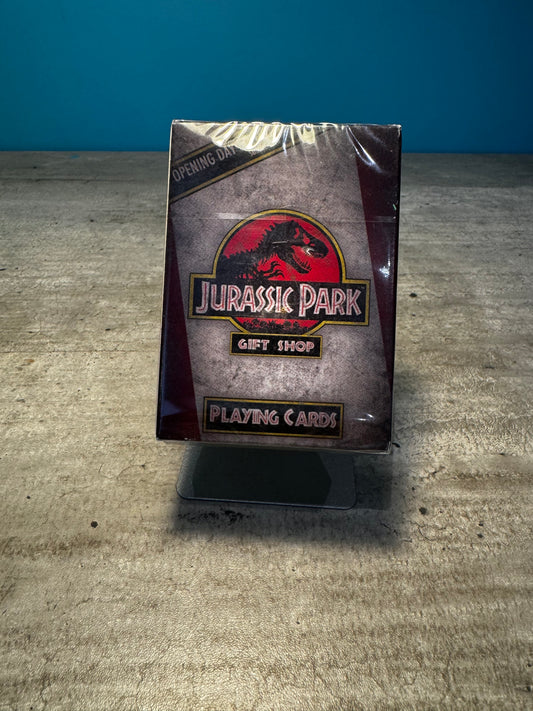 Jurassic Park Gift Shop Opening Date Summer 93 Playing Cards