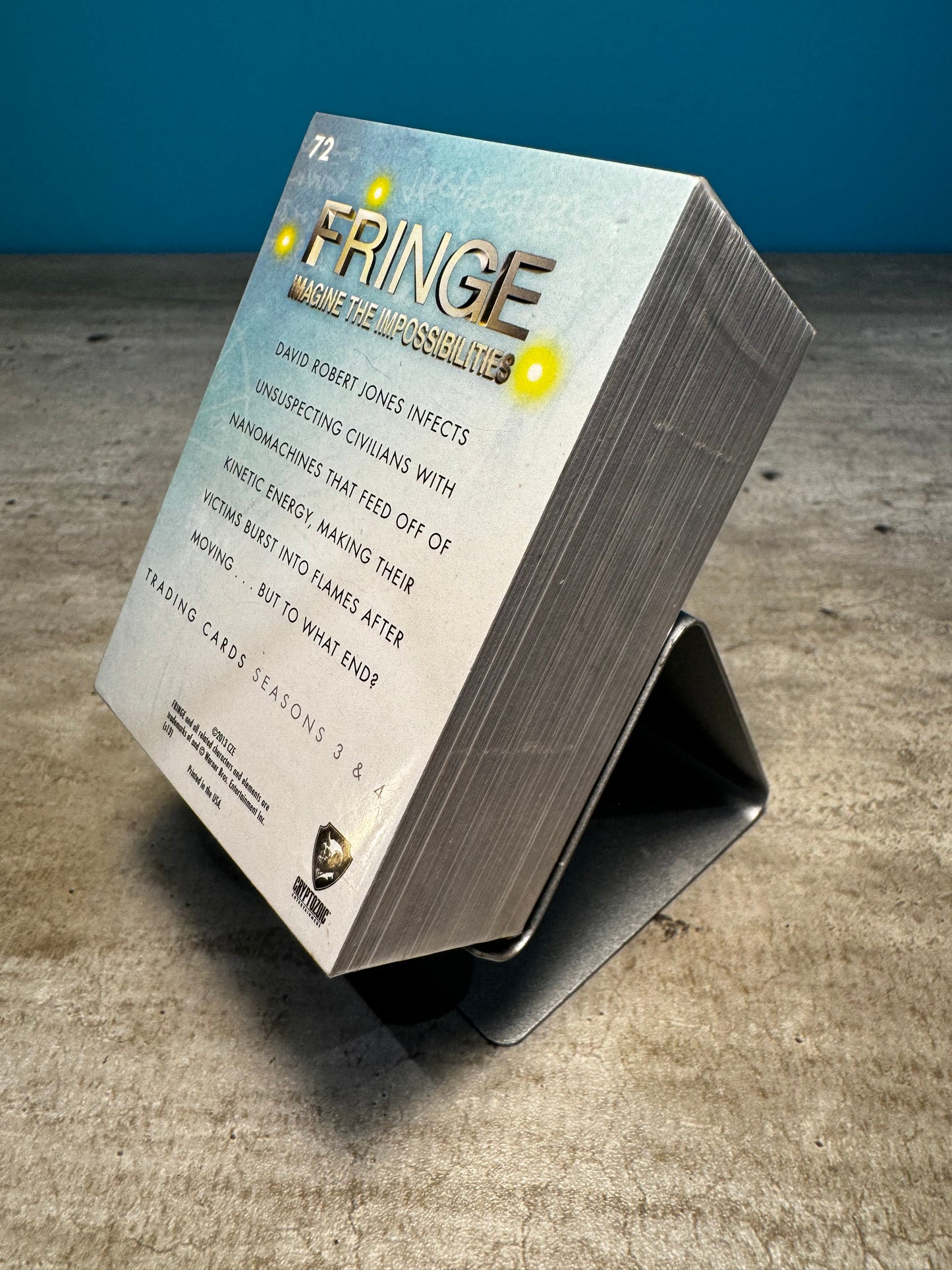 Fringe - 2013 - Seasons 3 & 4 Complete 73 Card Set - Cryptozoic Entertainment