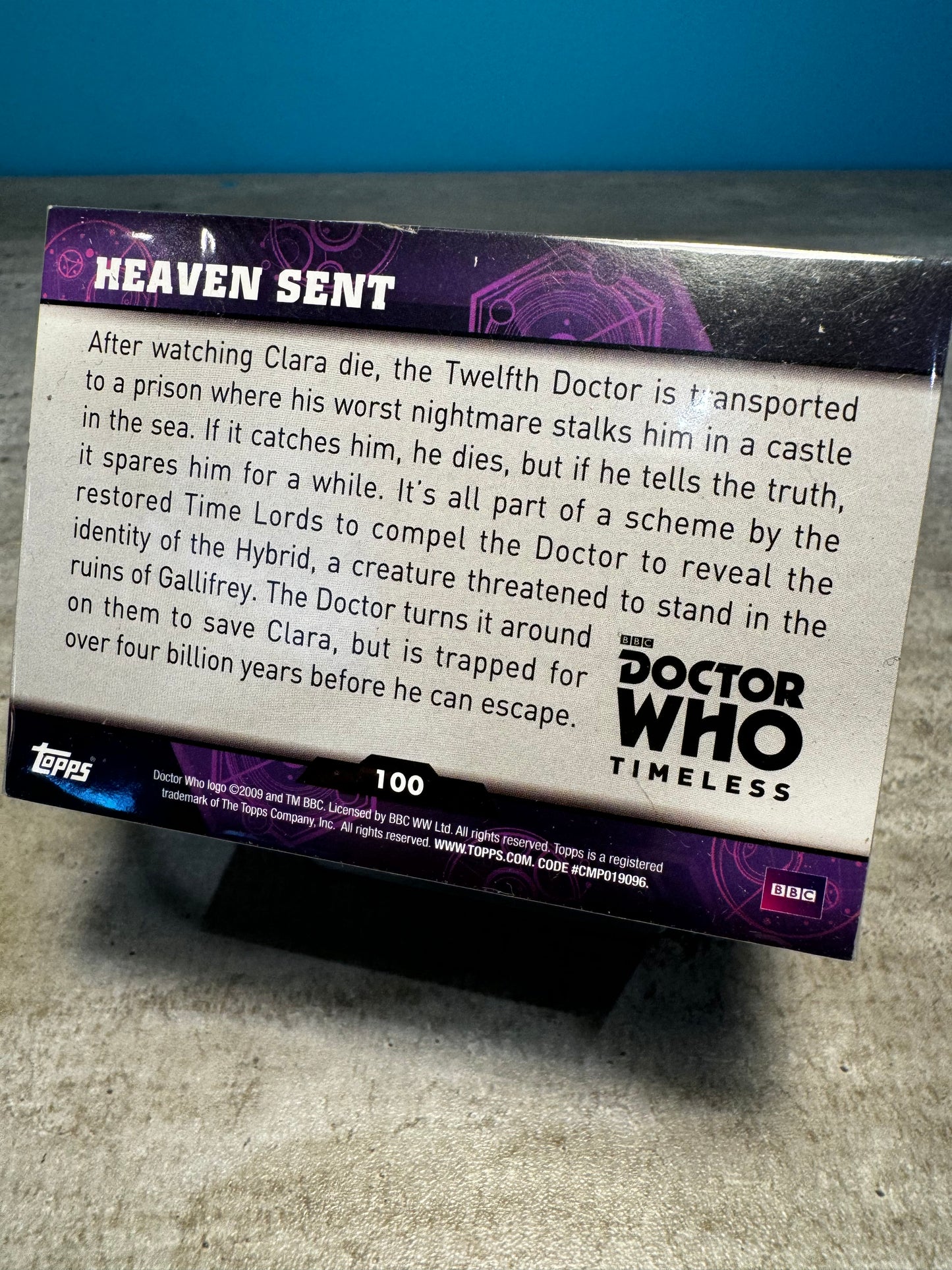 Doctor Who Timeless Complete 100 Card Base Set - Topps 2016