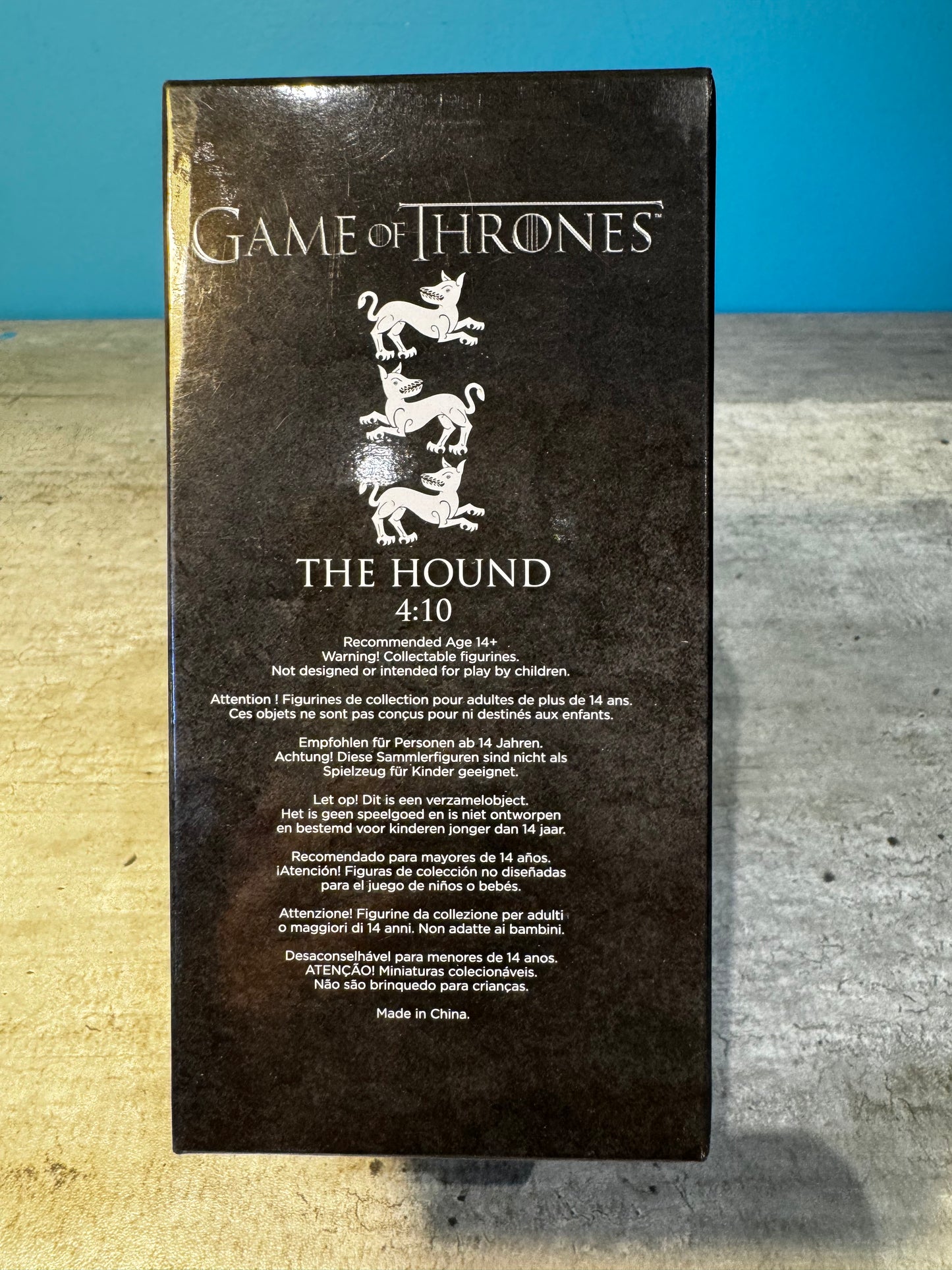 Game of Thrones - The Hound 4:10 Figurine - Eaglemoss