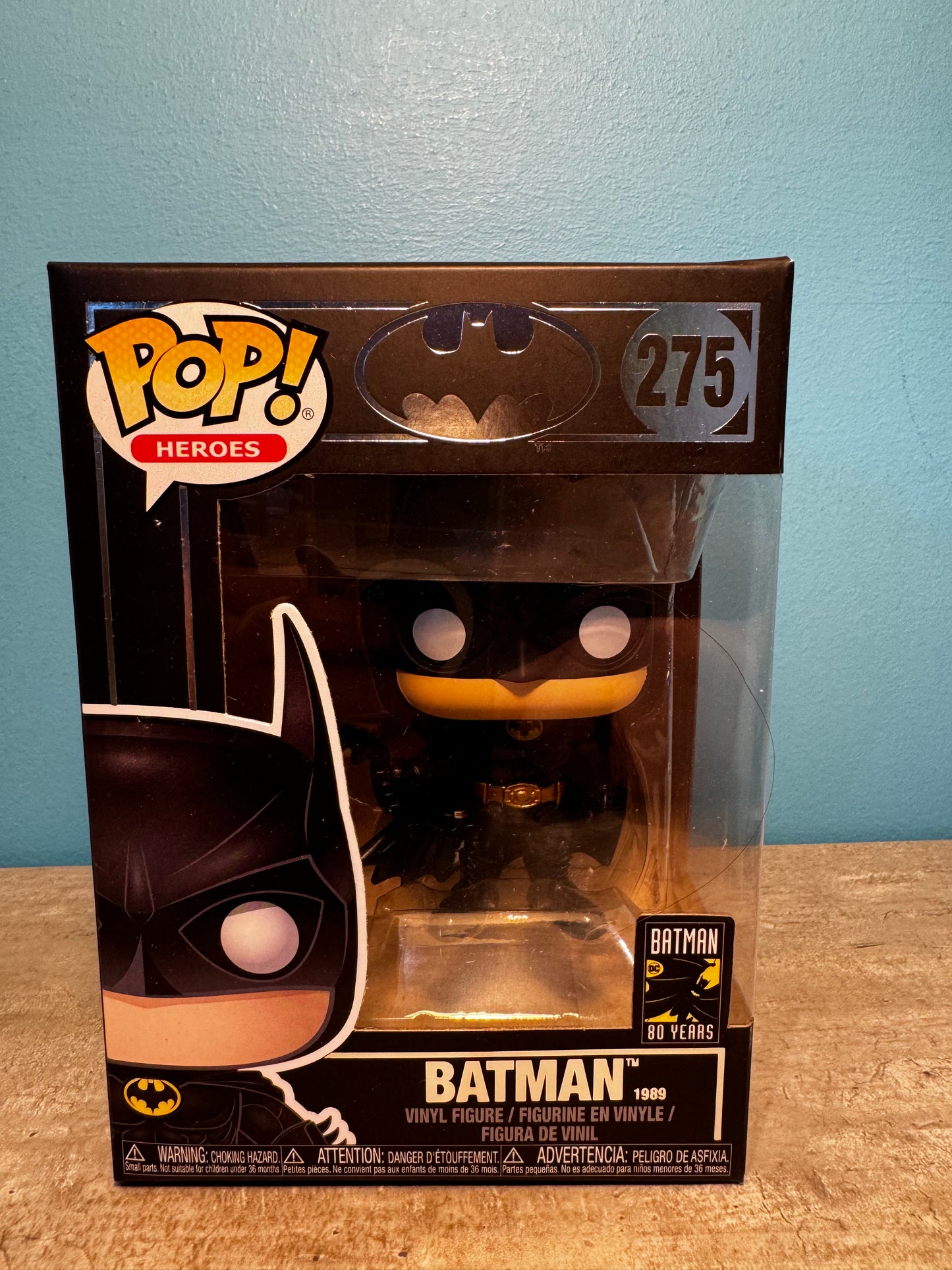 Figura de vinilo Funko Pop! Héroes: Batman 80th - 1989 - DC Comics #275