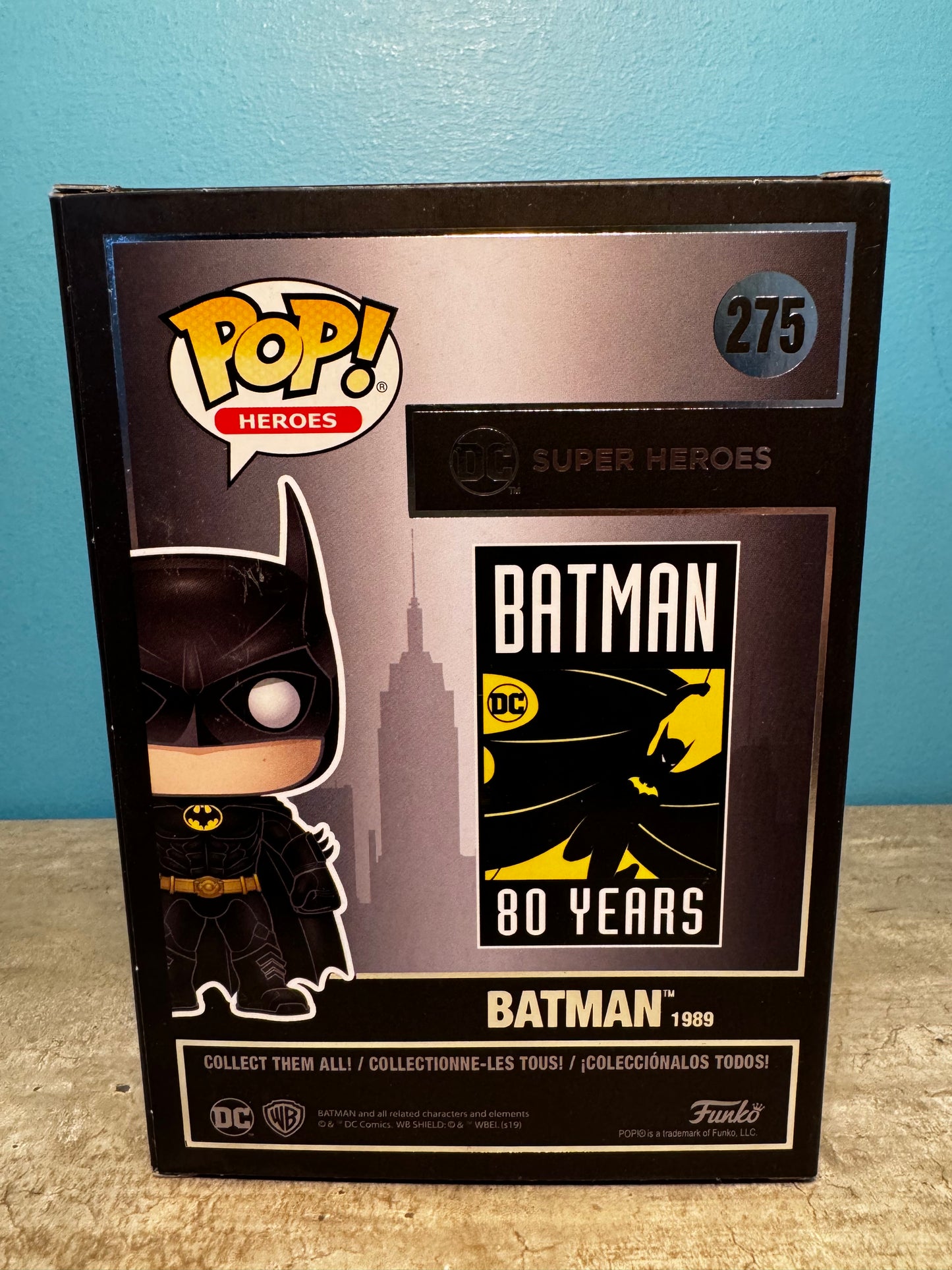 Figura de vinilo Funko Pop! Héroes: Batman 80th - 1989 - DC Comics #275