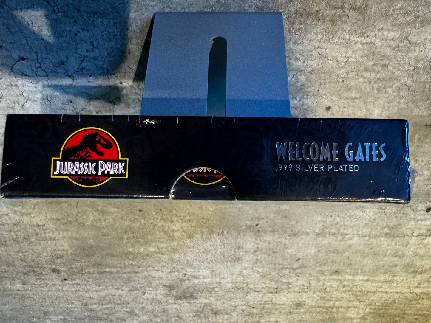 Jurassic Park - Entrance Gates - Silver Plated Collector Ticket