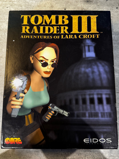 Tomb Raider 3 - Adventures Of Laura Croft - 1998 Big Box PC Game - Eidos