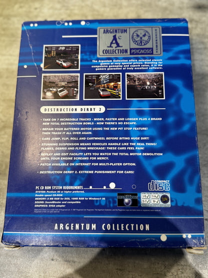 Destruction Derby 2 - PC Game + Manual - Psygnosis Argentum Collection