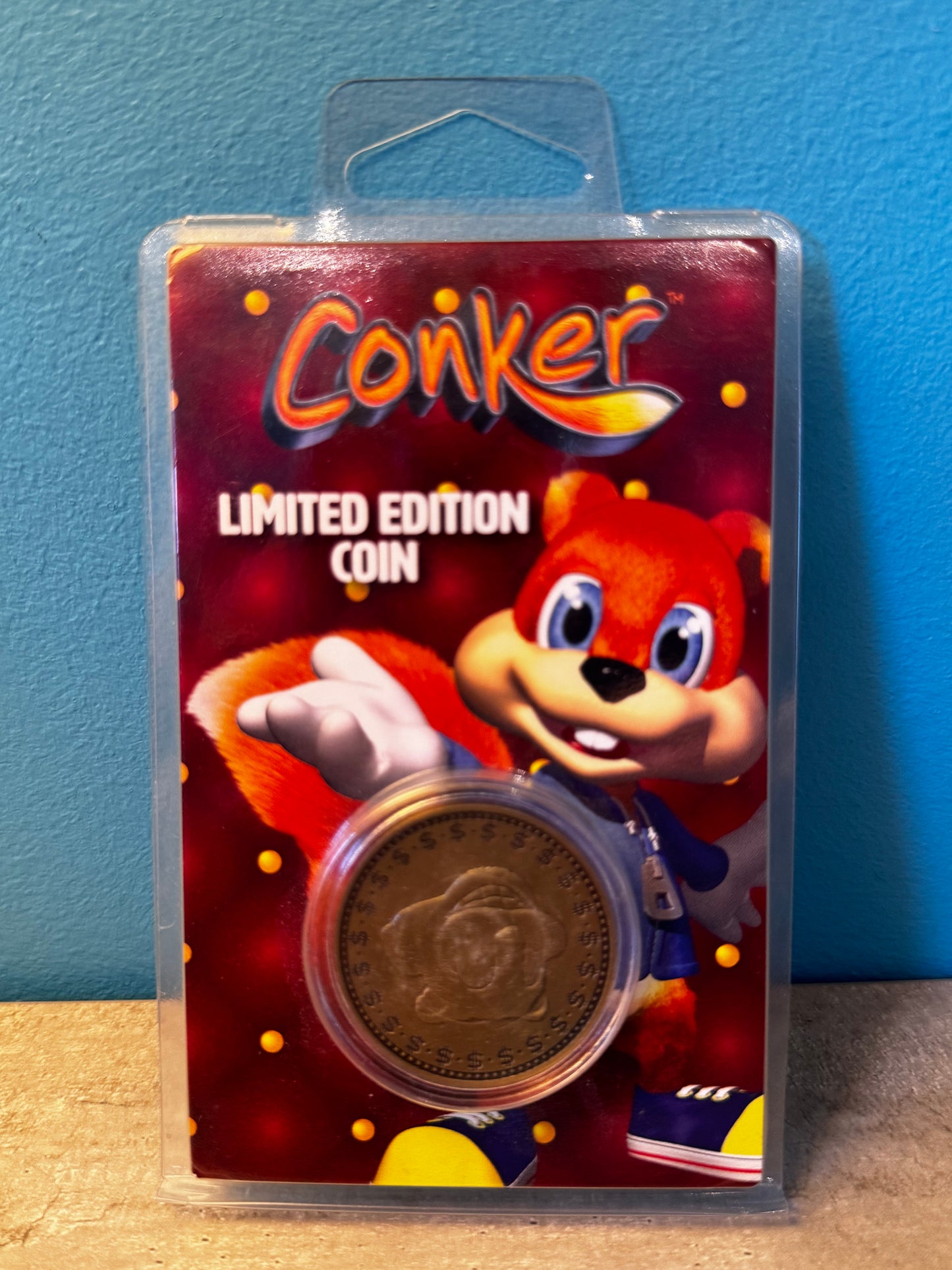 Conker Limited Edition Embossed Coin - Dust