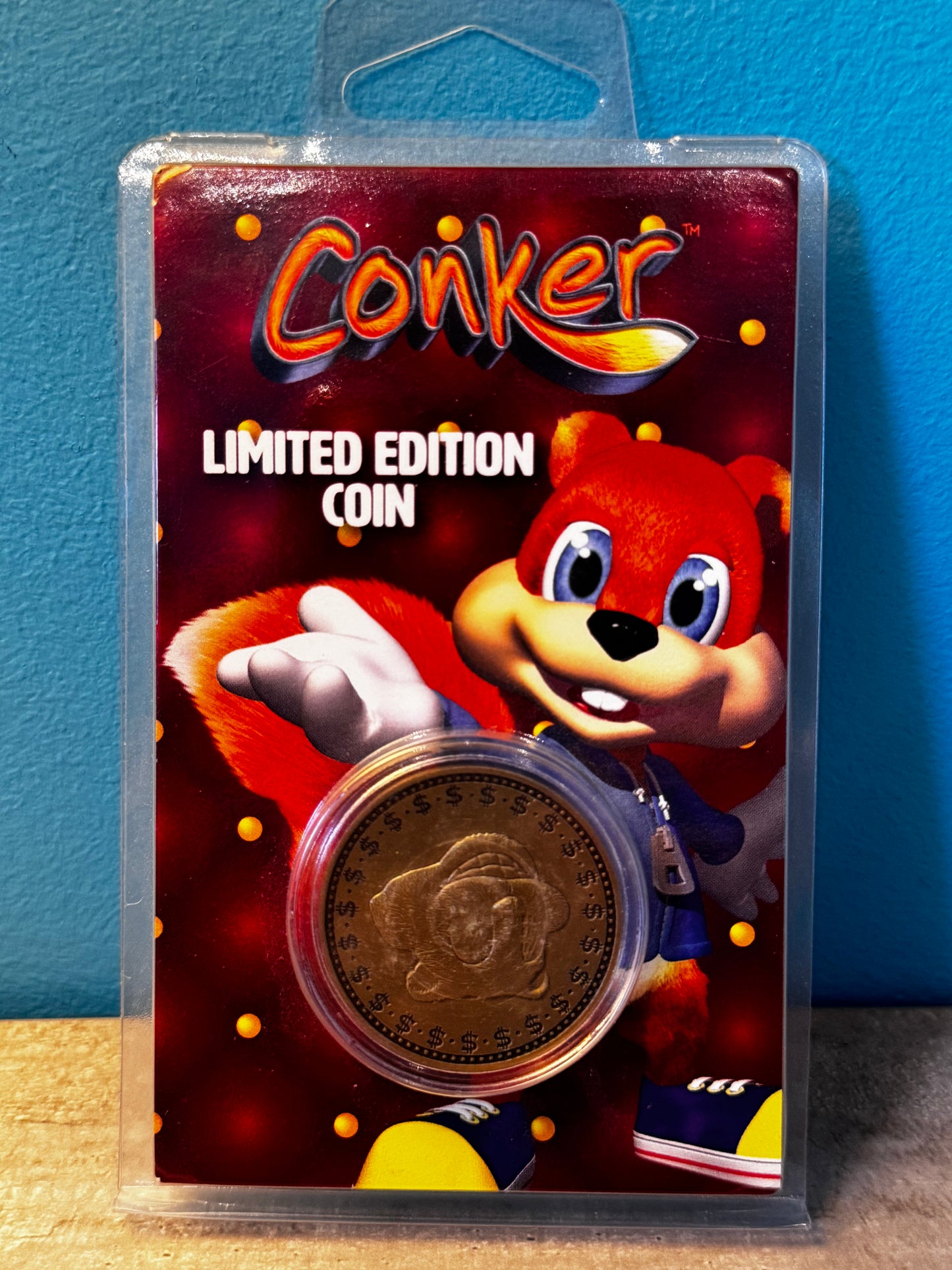 Conker Limited Edition Embossed Coin - Dust