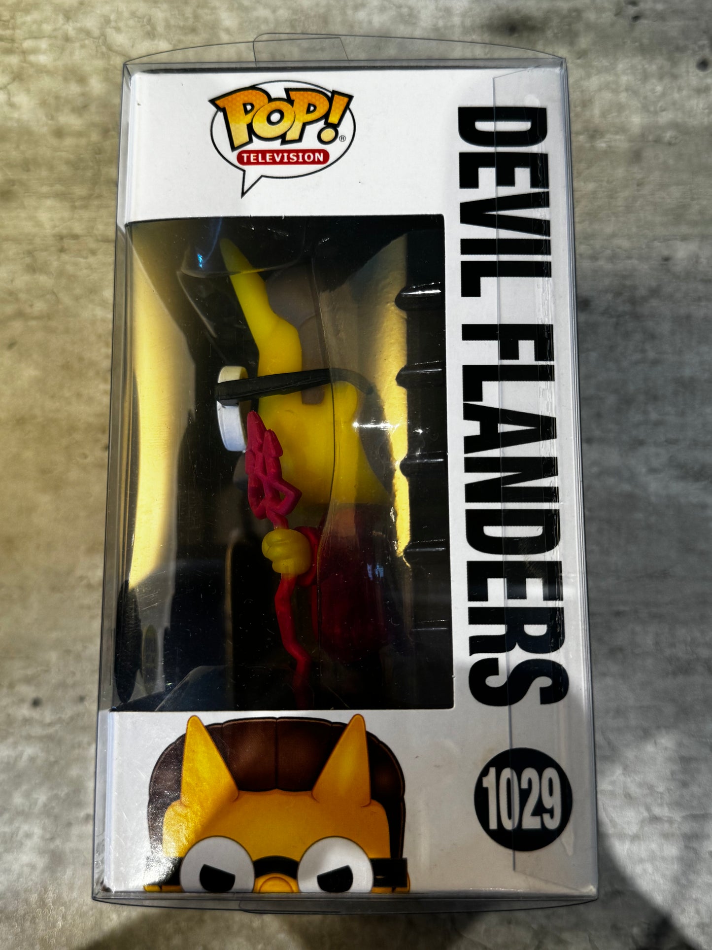 Funko Pop! Vinyl Figure The Simpsons Glow Devil Flanders #1029