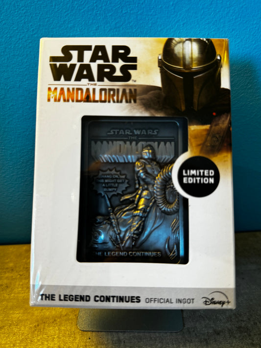 Disney Mandalorian The Legend Continues Metal Ingot Limited Edition