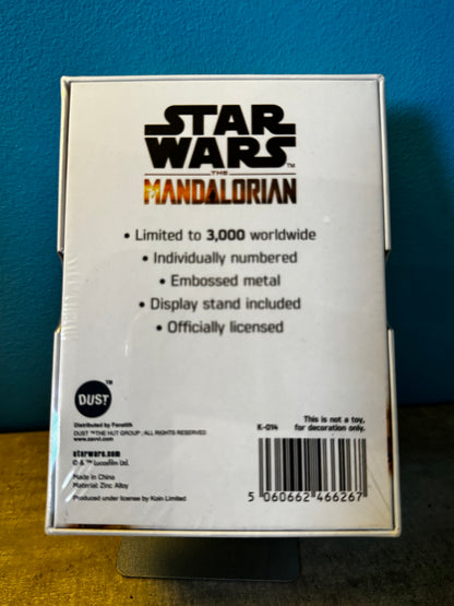 Disney Mandalorian The Legend Continues Metal Ingot Limited Edition