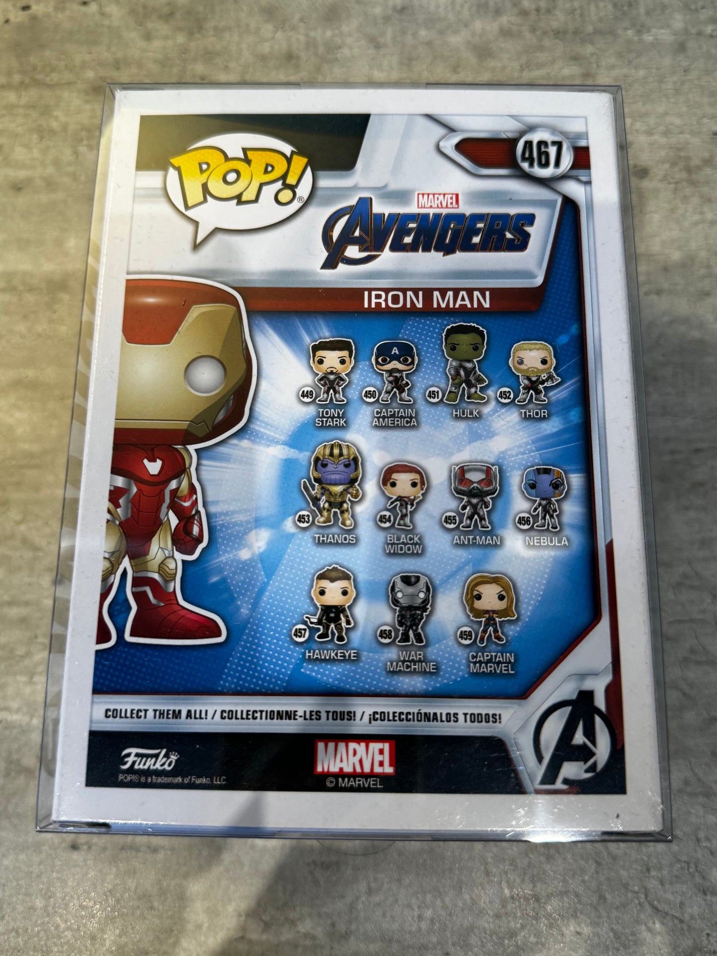 Figura de vinilo Funko Pop! de Los Vengadores Iron Man Pop! #467