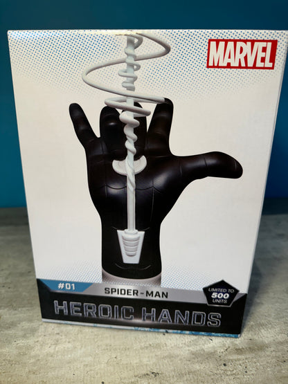 Marvel Comics - Heroic Hands #1: Spider-Man (Black Costume Exclusive) - Toy Sapiens