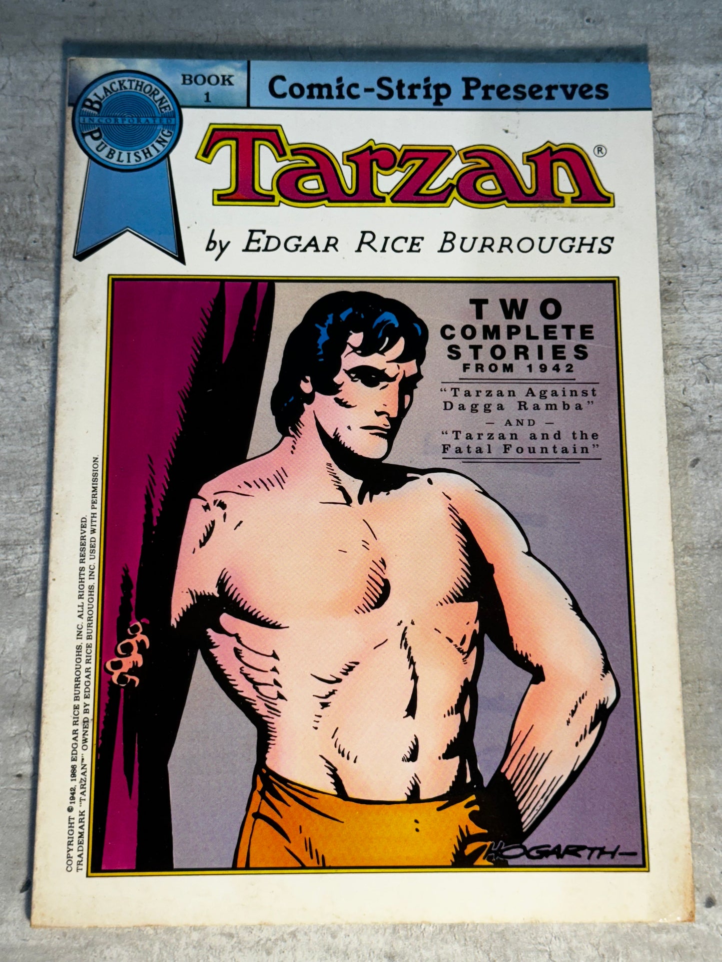 1986 - Blackthorne Publishing - Tarzan (Blackthorne) #1 - VF - Eng 1