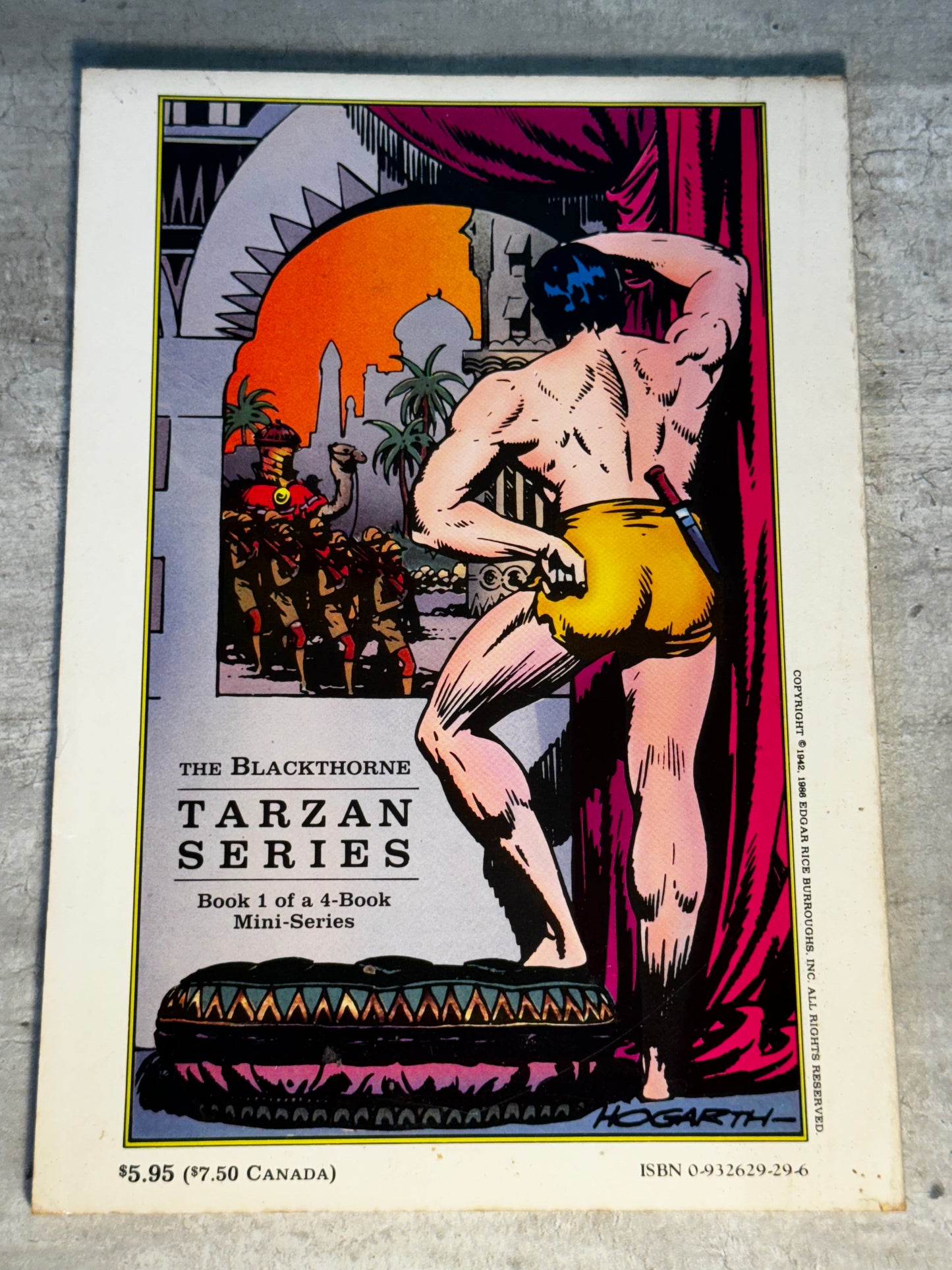 1986 - Blackthorne Publishing - Tarzan (Blackthorne) #1 - VF - Eng 2