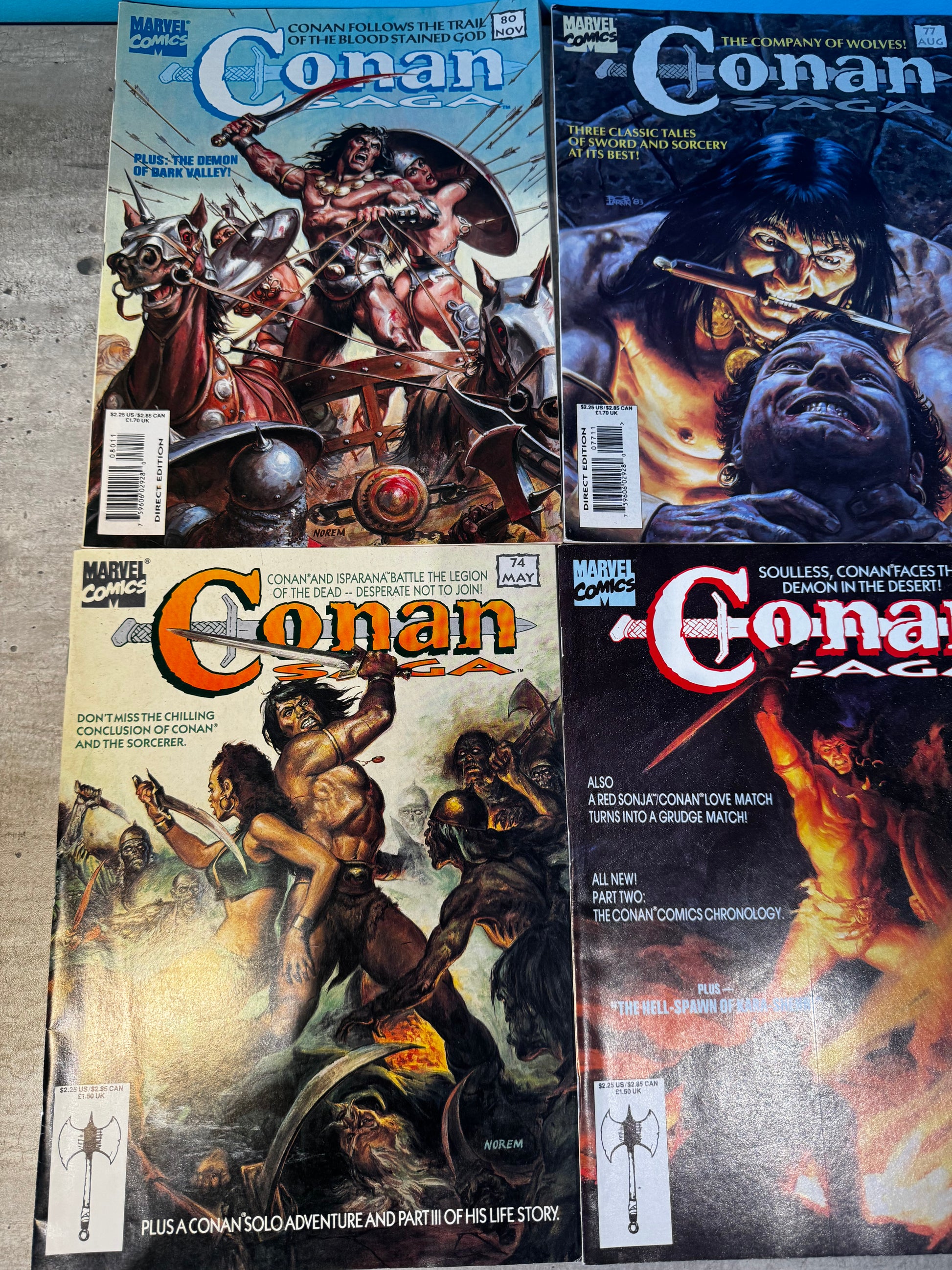 1993 - Marvel Comics - Conan Saga Job Lot 1 Var. A - VF - Eng 2