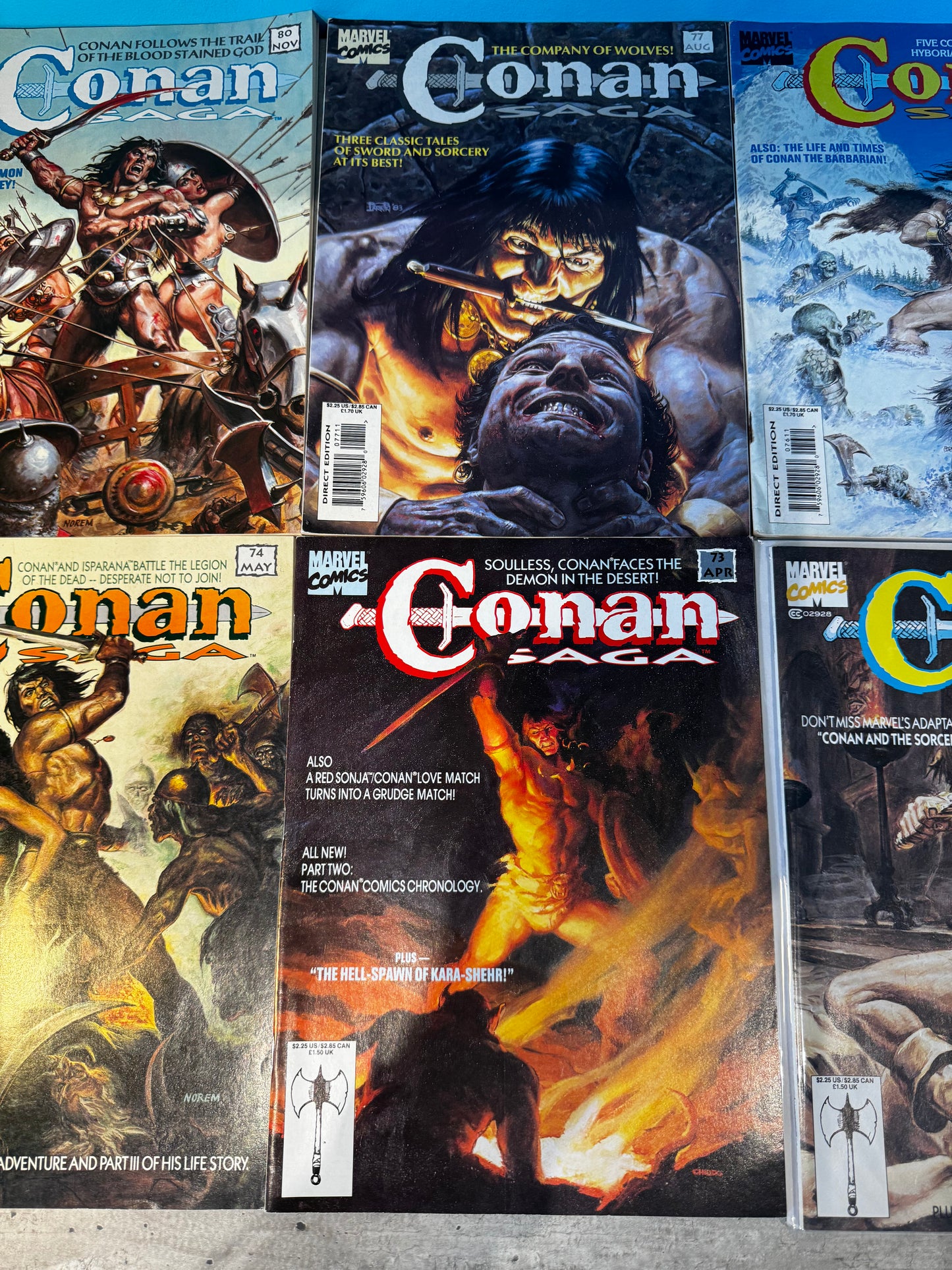 1993 - Marvel Comics - Conan Saga Job Lot 1 Var. A - VF - Eng 3