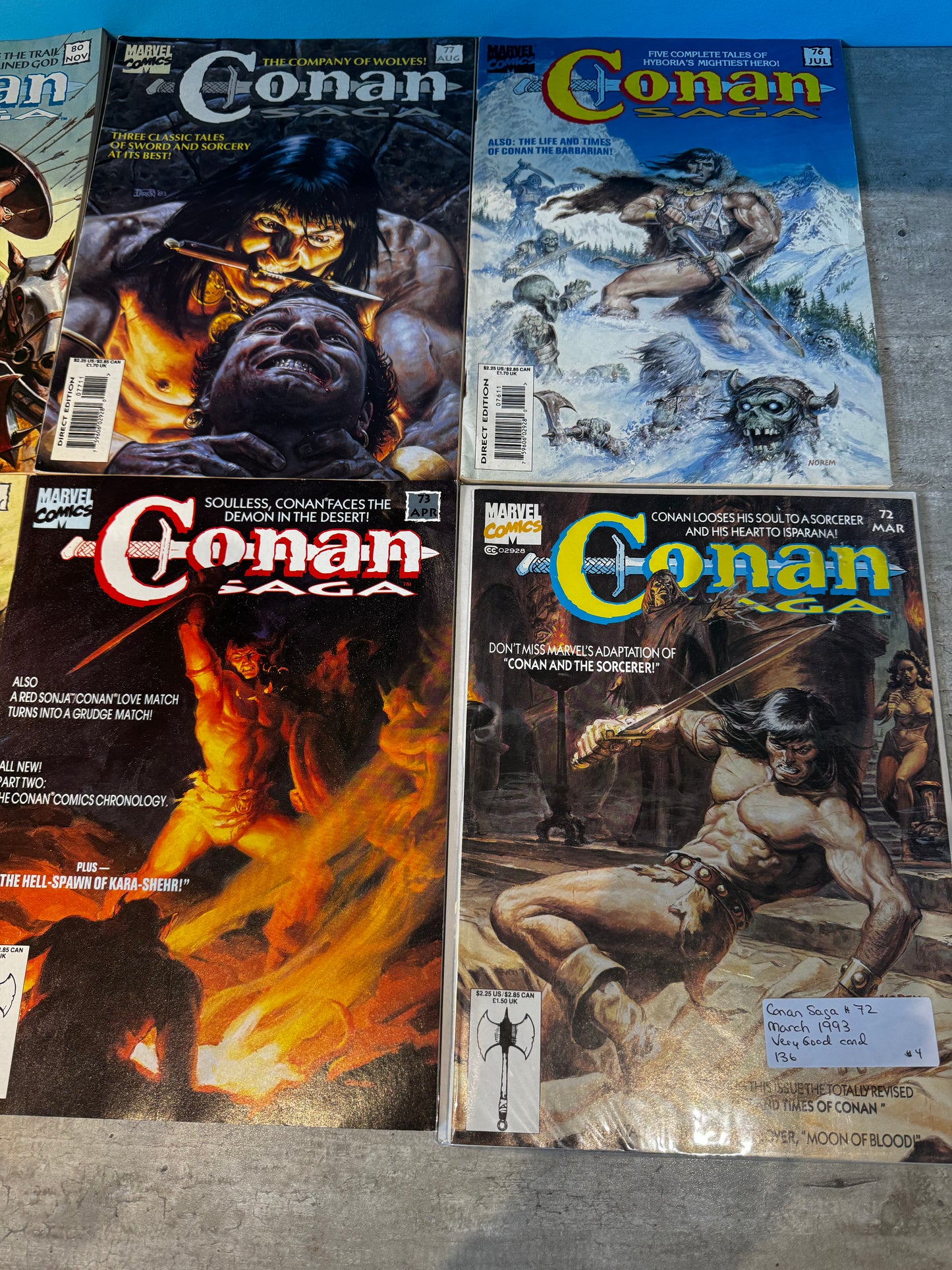 1993 - Marvel Comics - Conan Saga Job Lot 1 Var. A - VF - Eng 4