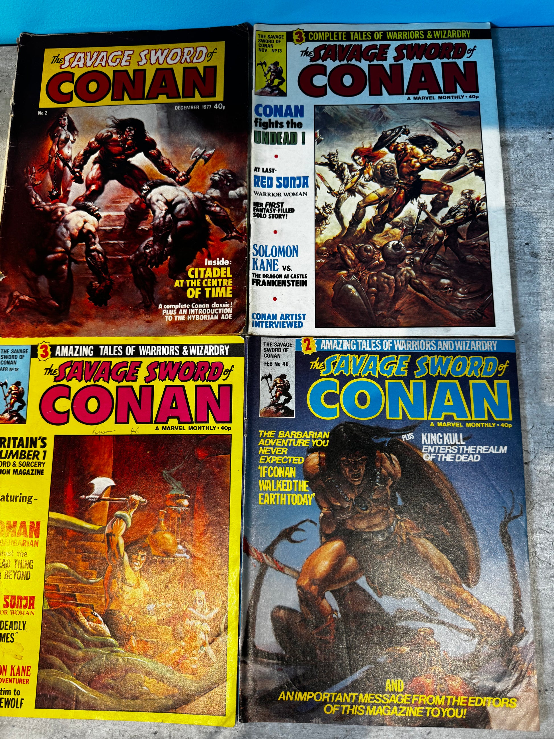 1978 - Marvel Comics - The Savage Sword of Conan [UK] Job Lot 3 - VF- - Eng 3