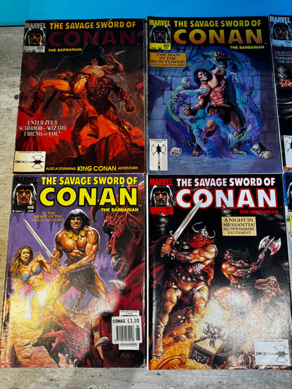 1992 - Marvel Comics - The Savage Sword of Conan Job Lot 4 Var. A - VF- - Eng 2