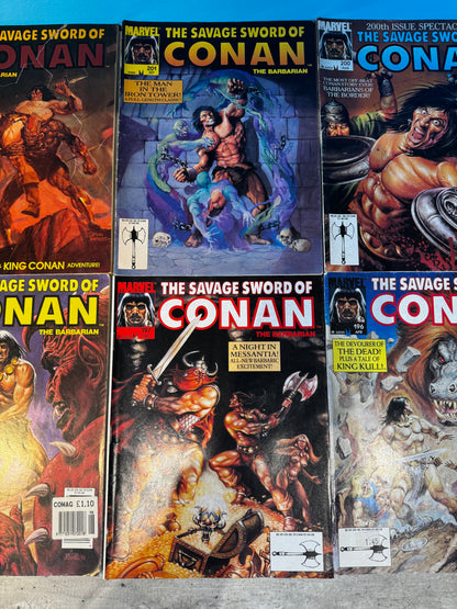 1992 - Marvel Comics - The Savage Sword of Conan Job Lot 4 Var. A - VF- - Eng 3