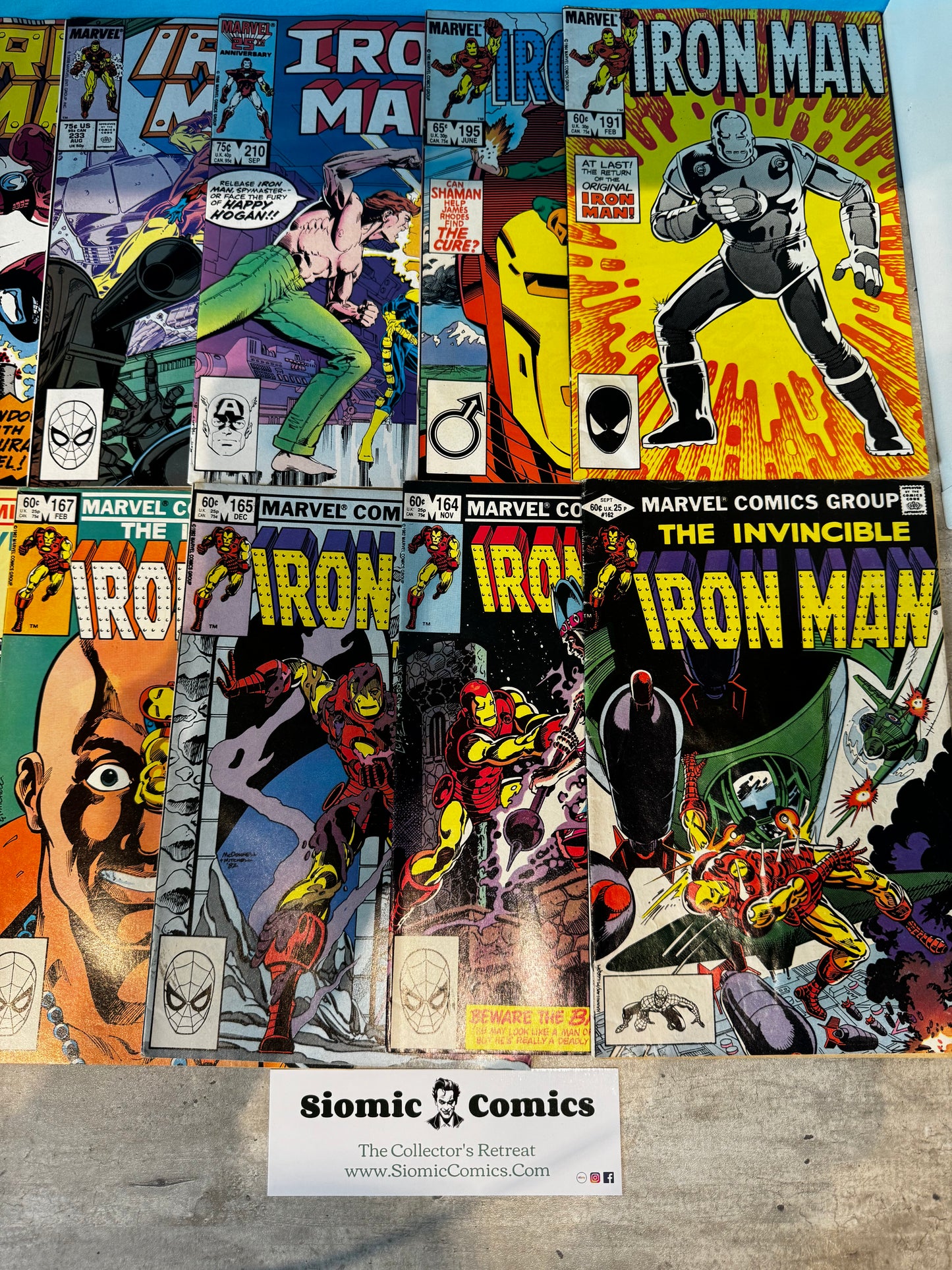 1982 - Marvel Comics - Iron Man, Vol. 1 Job Lot 1 Var. A - VF- - Eng 6