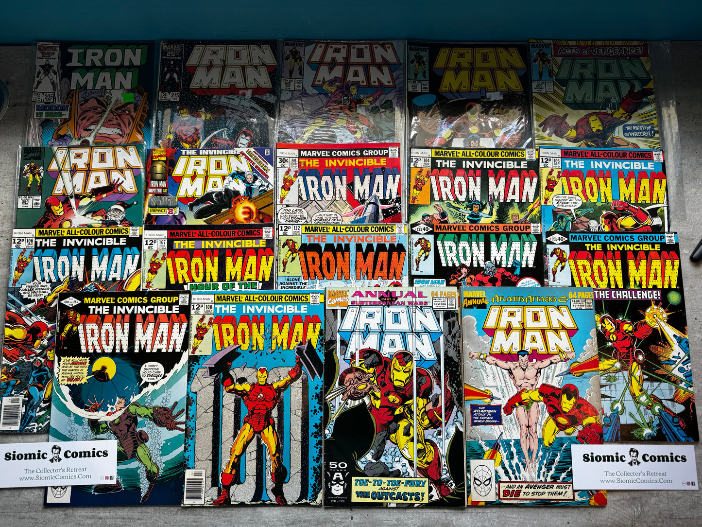 1977 - Marvel Comics - Iron Man, Vol. 1 Job Lot 2 Var. C - VF- - Eng 1