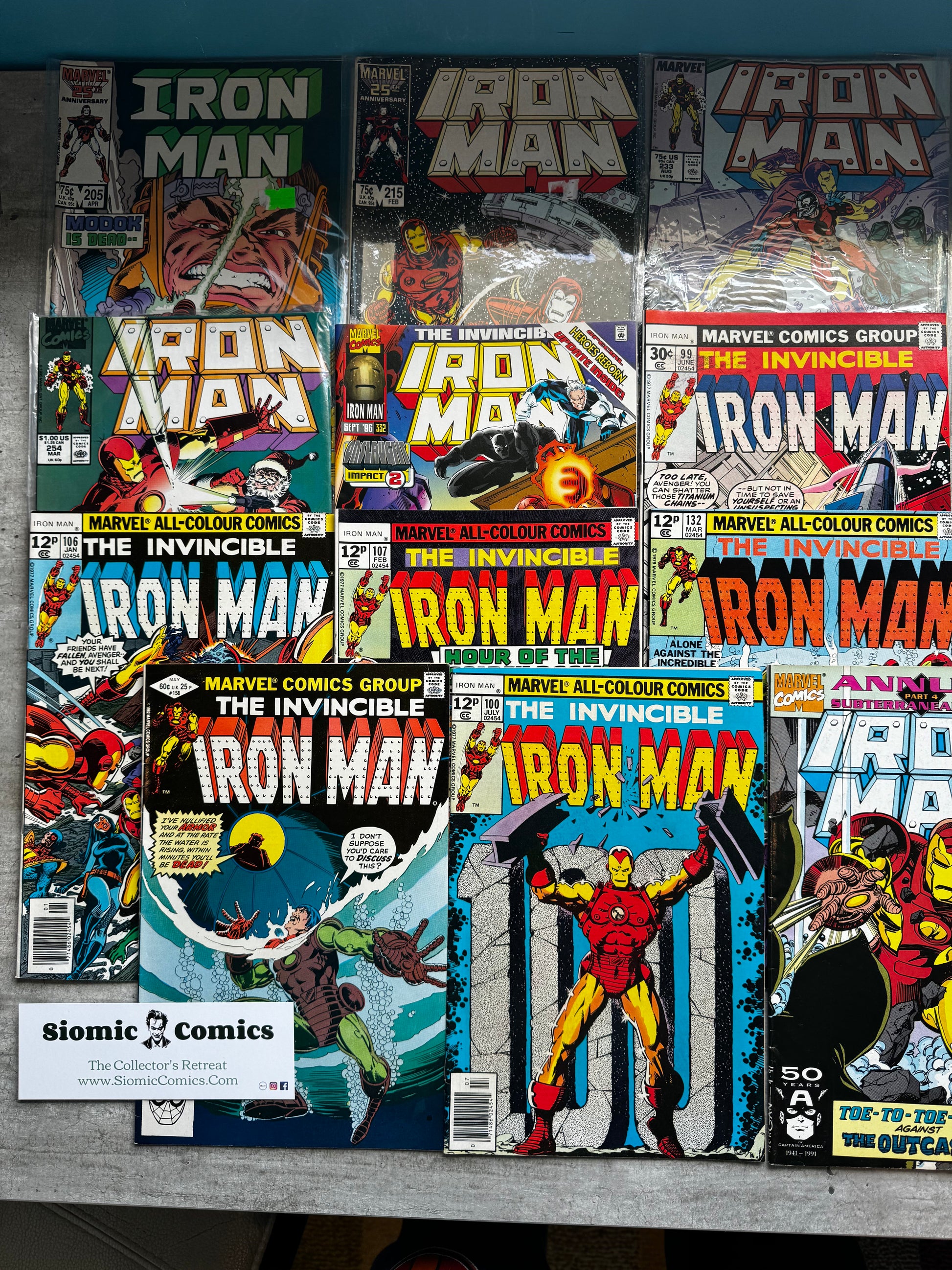 1977 - Marvel Comics - Iron Man, Vol. 1 Job Lot 2 Var. C - VF- - Eng 2