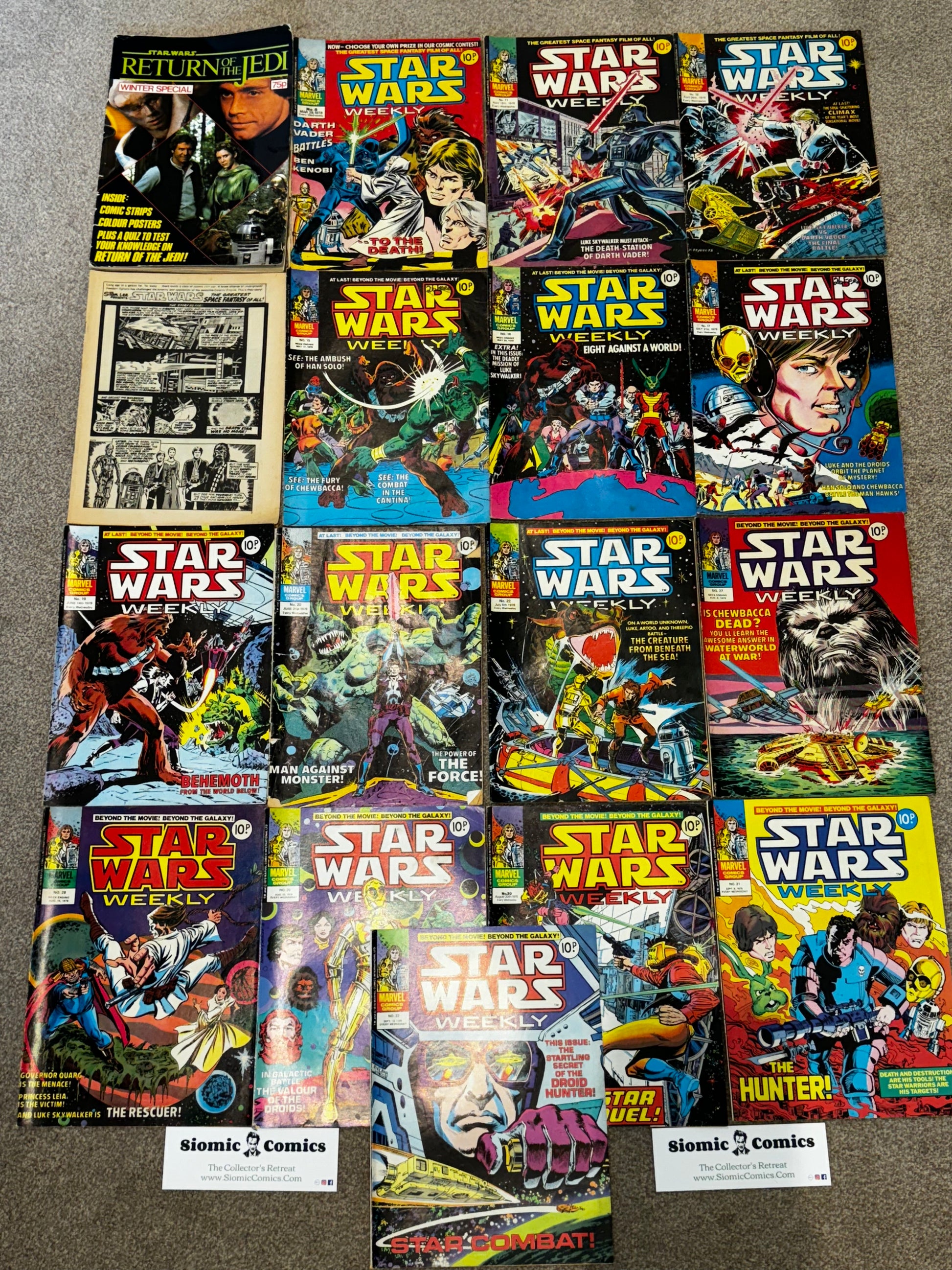 1983 - Marvel Comics - Star Wars: Return of the Jedi Winter Special (UK) Job Lot 1 Var. -2 - F+ - Eng 1