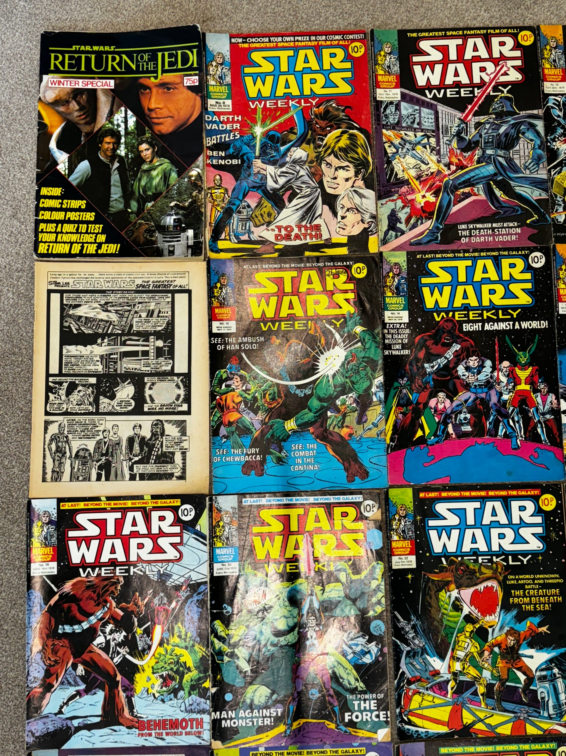 1983 - Marvel Comics - Star Wars: Return of the Jedi Winter Special (UK) Job Lot 1 Var. -2 - F+ - Eng 2