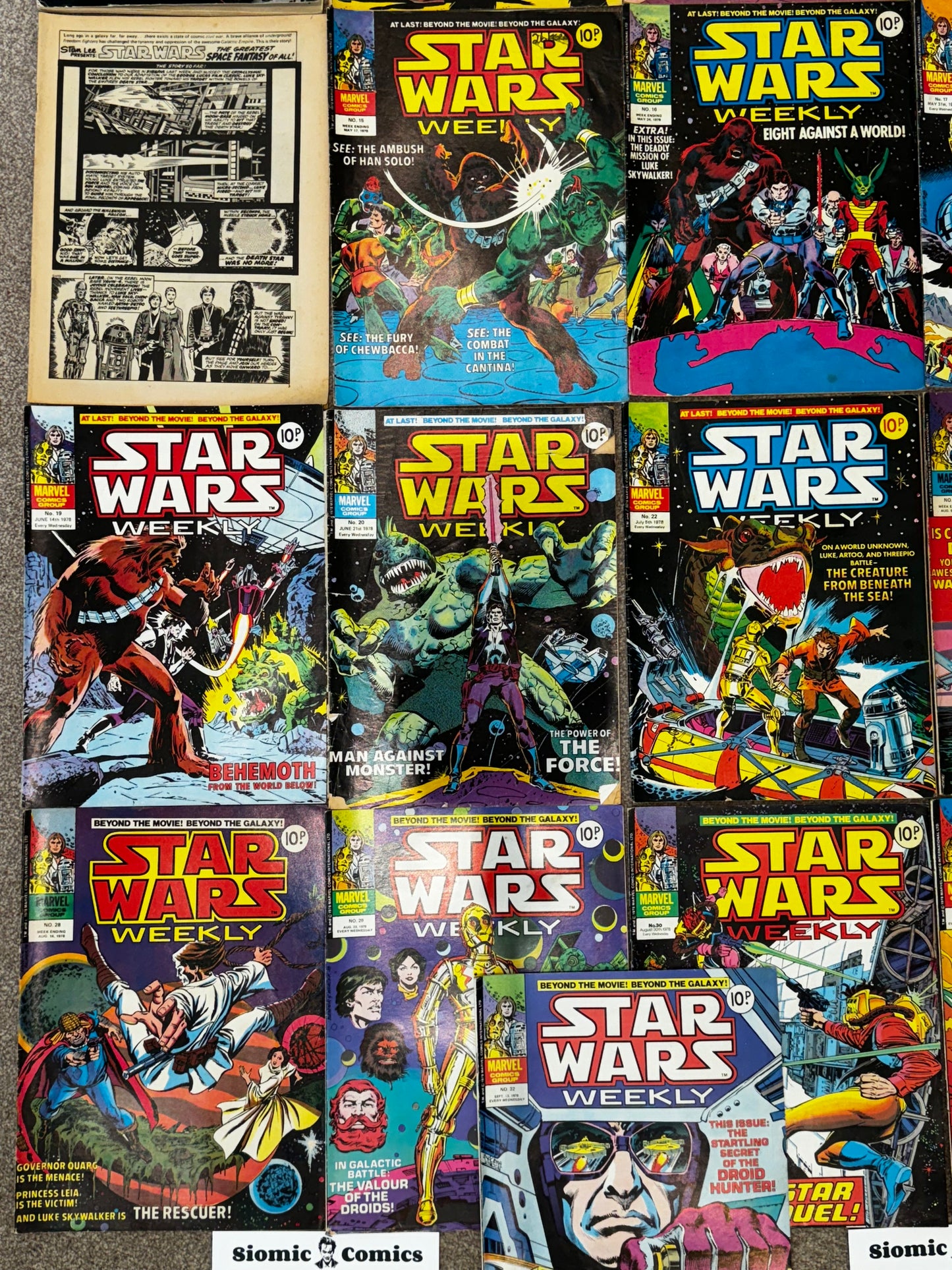 1983 - Marvel Comics - Star Wars: Return of the Jedi Winter Special (UK) Job Lot 1 Var. -2 - F+ - Eng 4