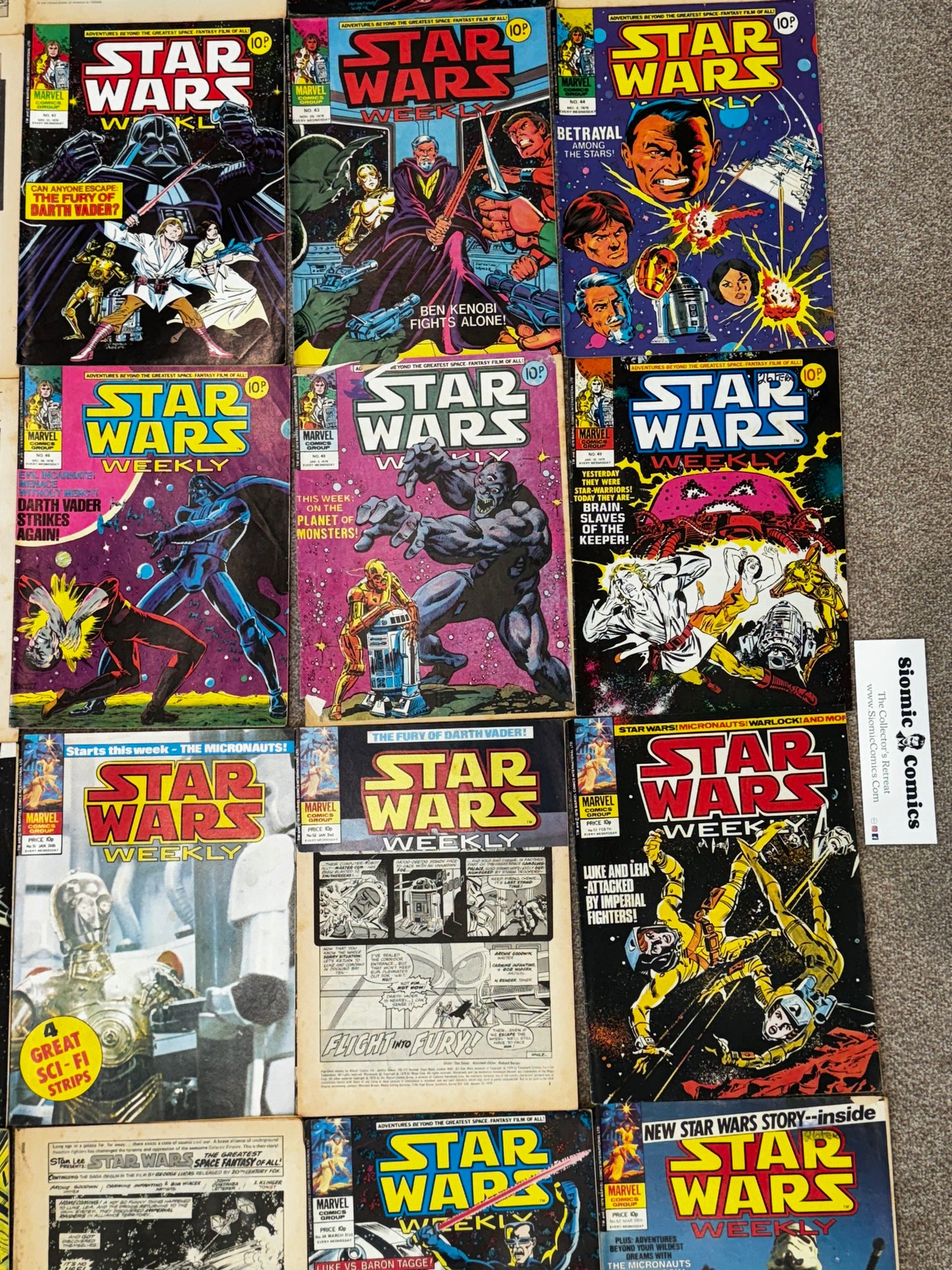 1978 - Marvel Comics - Star Wars Weekly Job Lot 2 - VG- - Eng 6