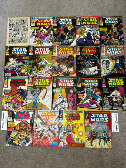 1979 - Marvel Comics - Star Wars Weekly Job Lot 3 - VG- - Eng 1