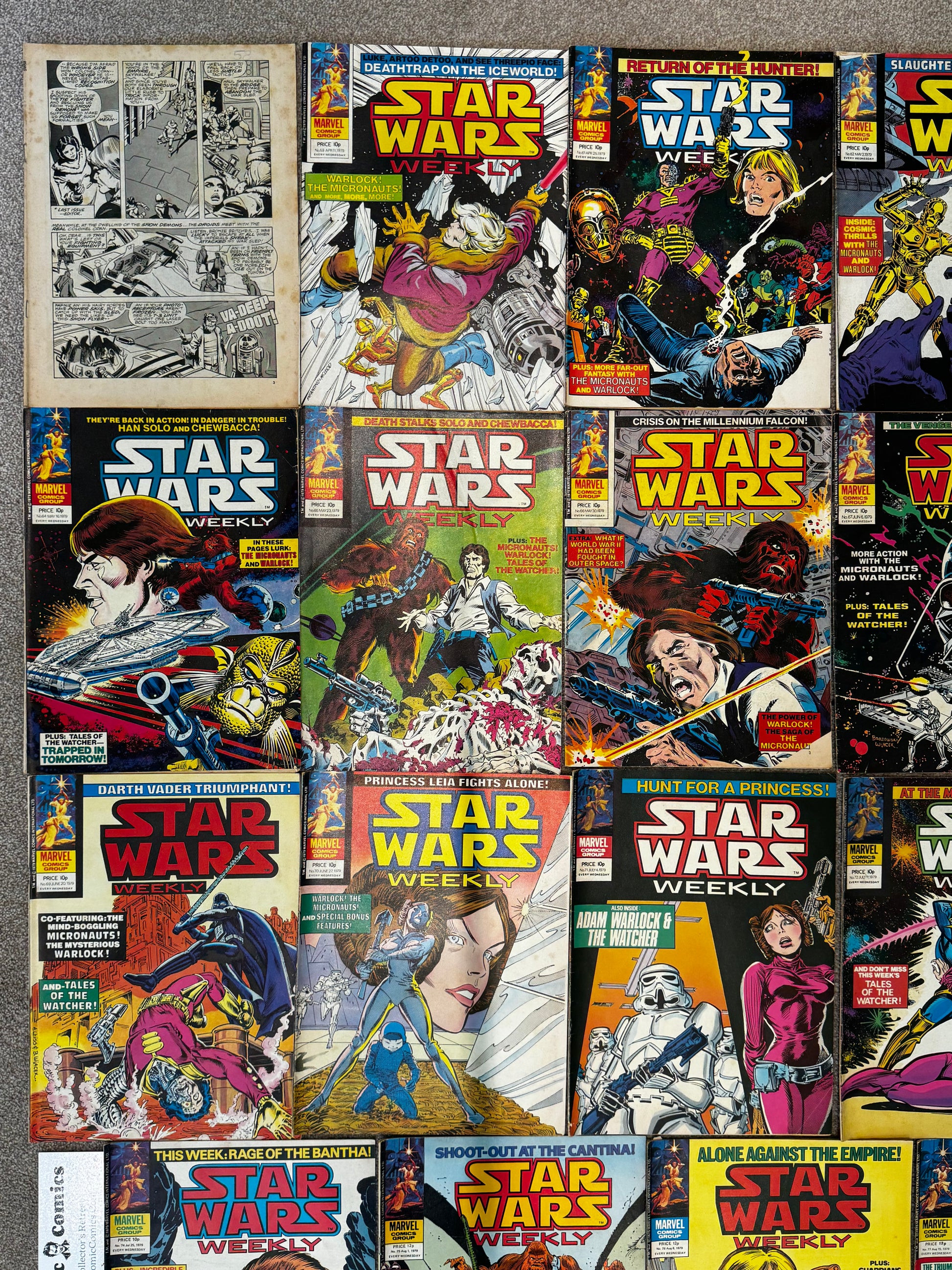 1979 - Marvel Comics - Star Wars Weekly Job Lot 3 - VG- - Eng 2