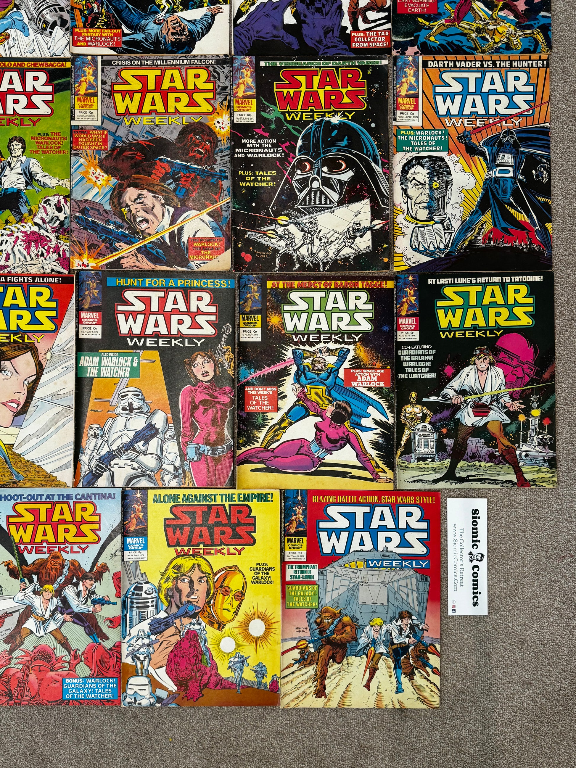 1979 - Marvel Comics - Star Wars Weekly Job Lot 3 - VG- - Eng 7