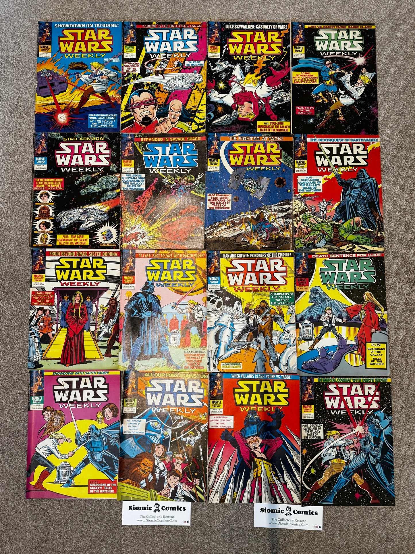 1979 - Marvel Comics - Star Wars Weekly Job Lot 4 - F+ - Eng 1