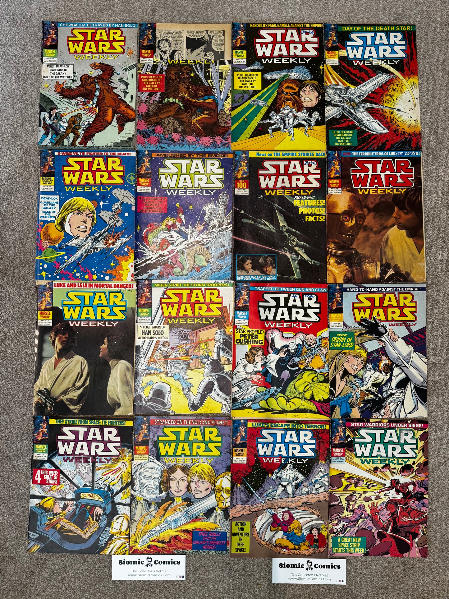 1979 - Marvel Comics - Star Wars Weekly Job Lot 5 - F+ - Eng 1