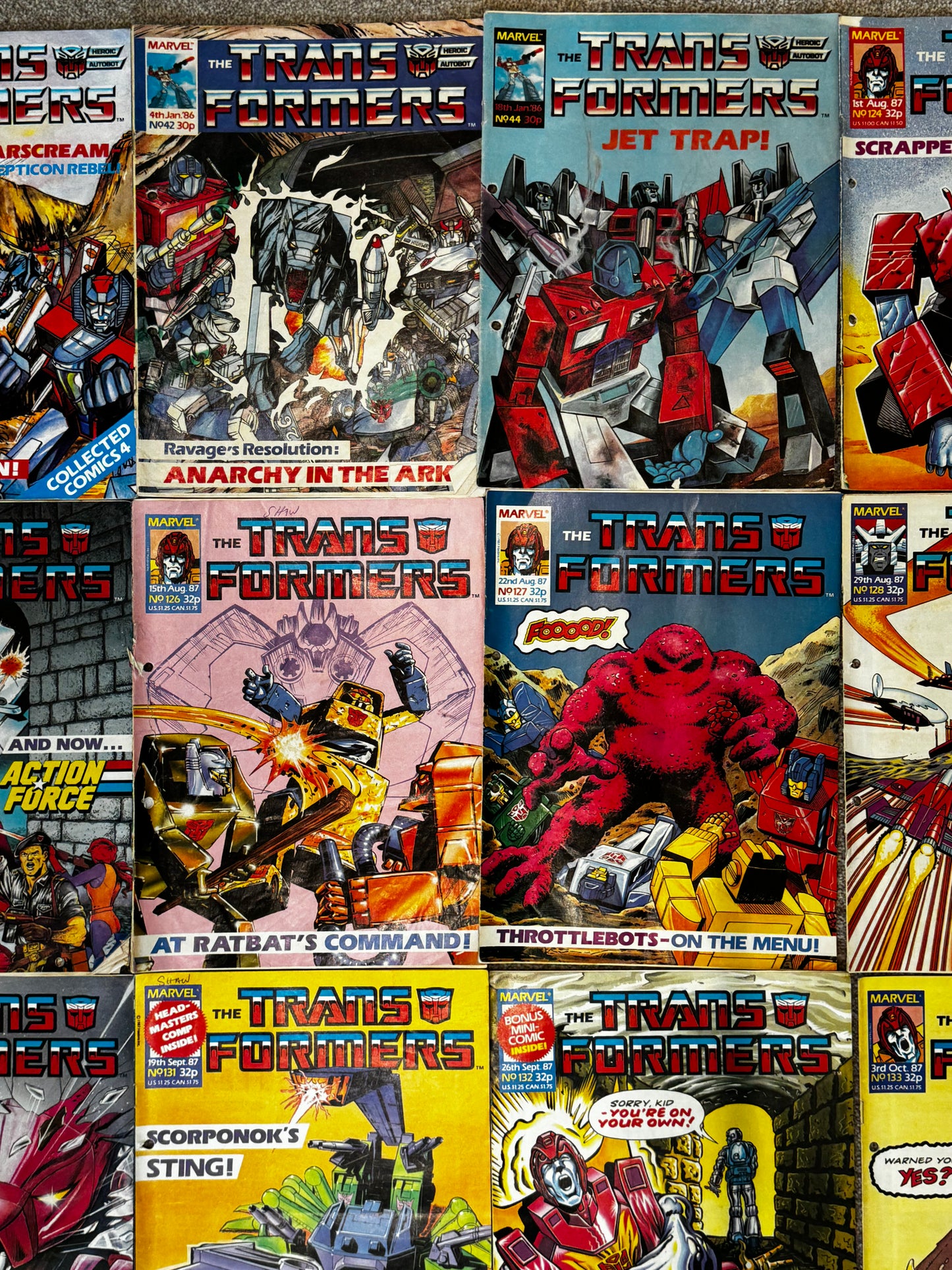 1986 - Marvel Comics - Transformers (UK) Job Lot 1 - VG+ - Eng 3