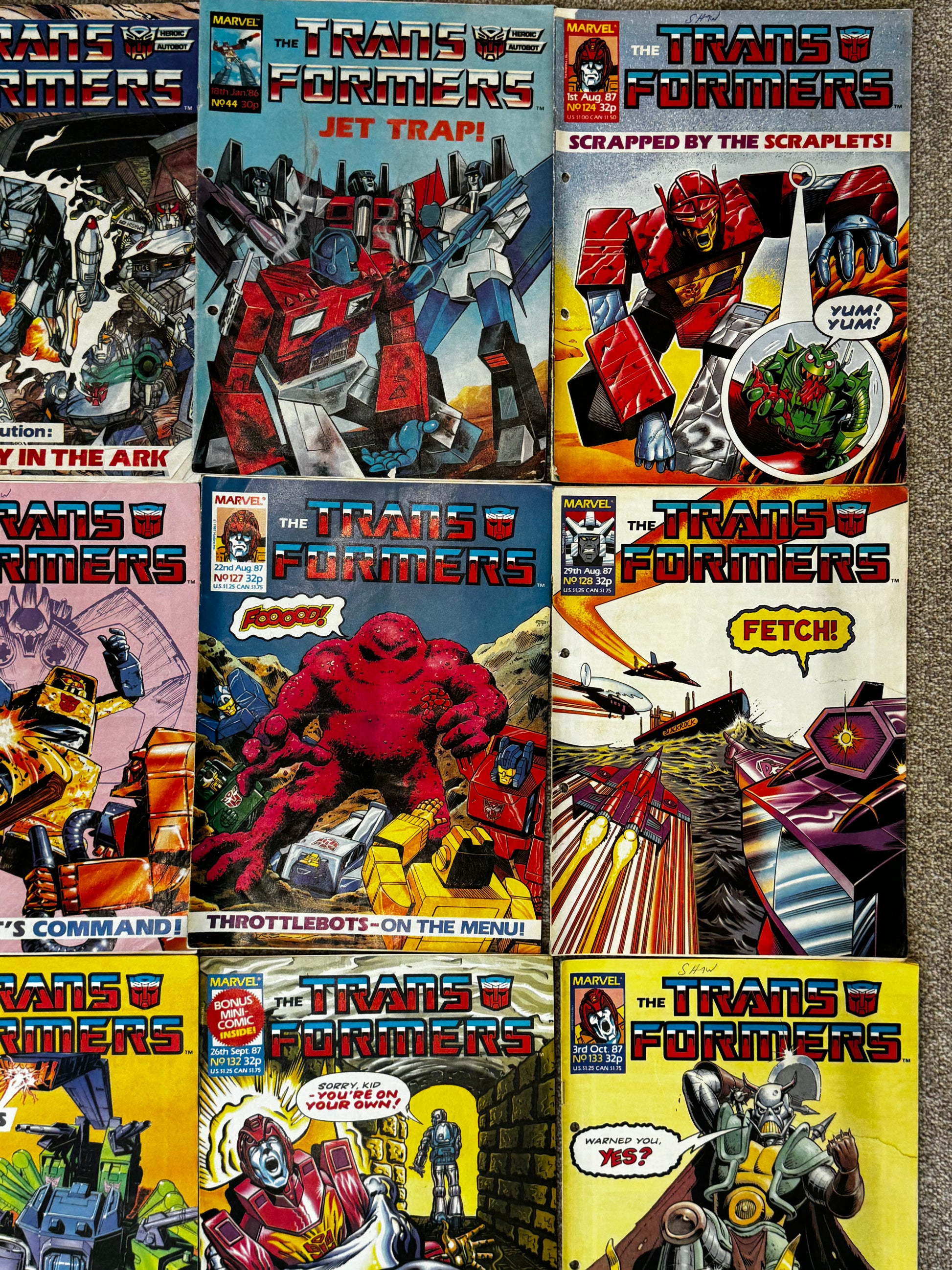 1986 - Marvel Comics - Transformers (UK) Job Lot 1 - VG+ - Eng 4